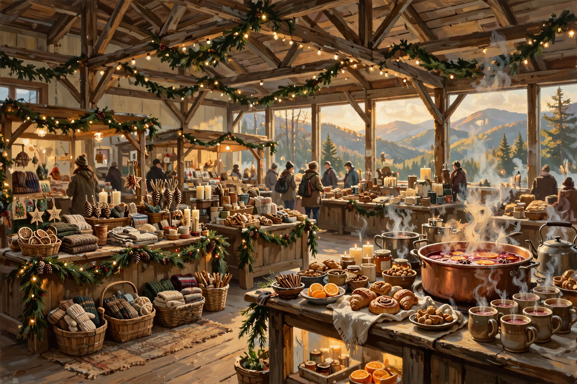 Illustration for ποΈ Christkindlmarkt Climbs Signal Mountain