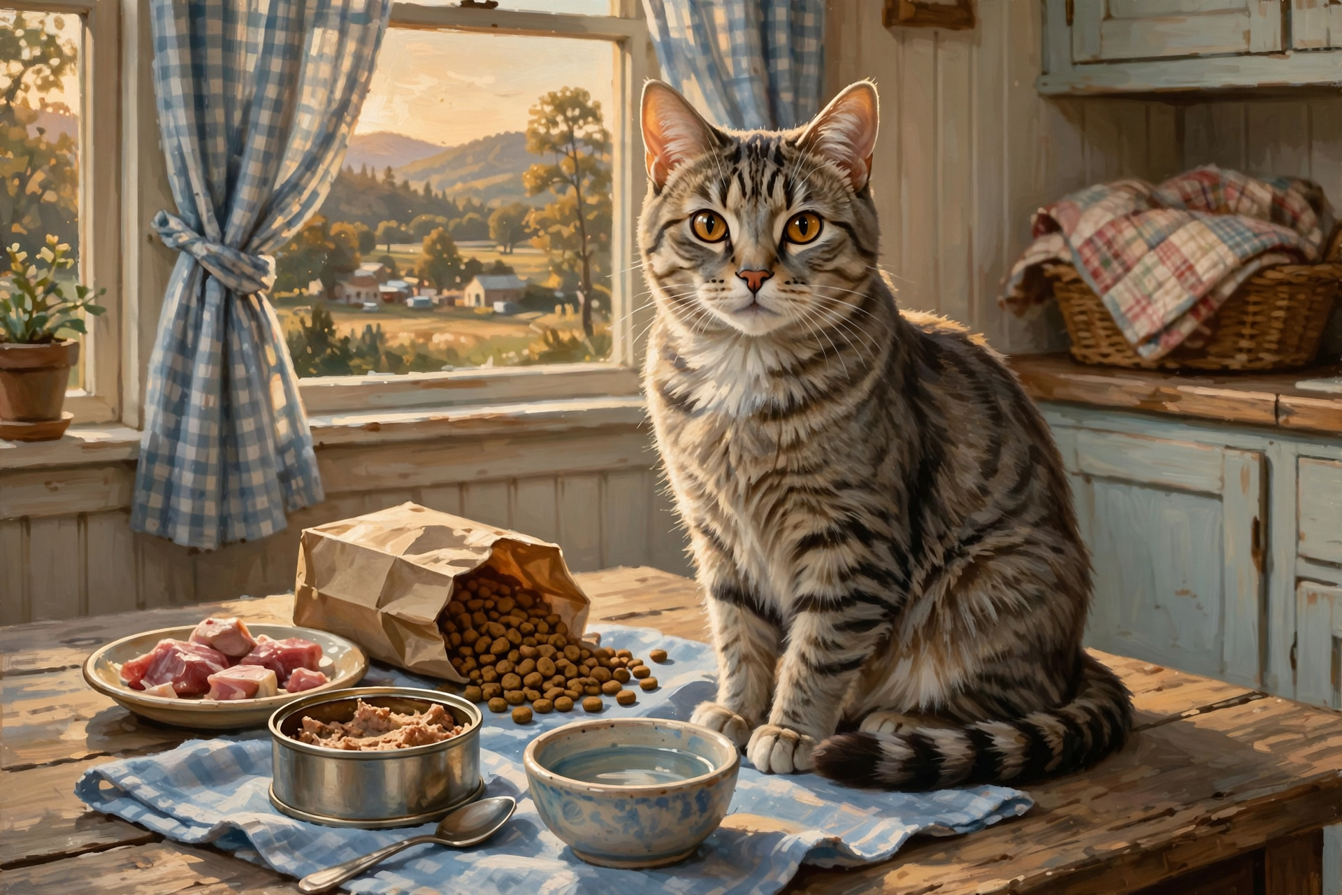 Illustration for 🐱 Cats Aren't Little Dogs: What Does a Cat Actually Need to Eat?