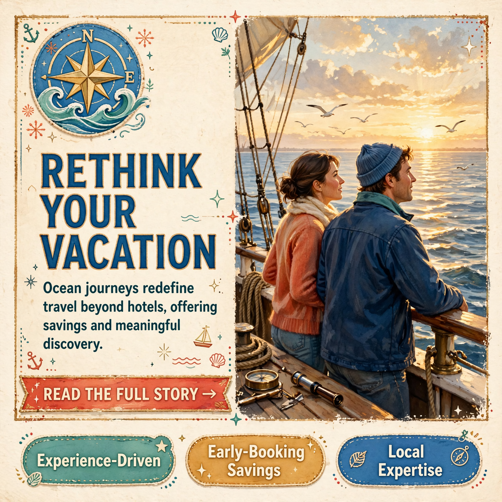 Featured image for "🌊 Ocean-Based Travel Experiences Offer New Way to Vacation - Book Now for Savings"