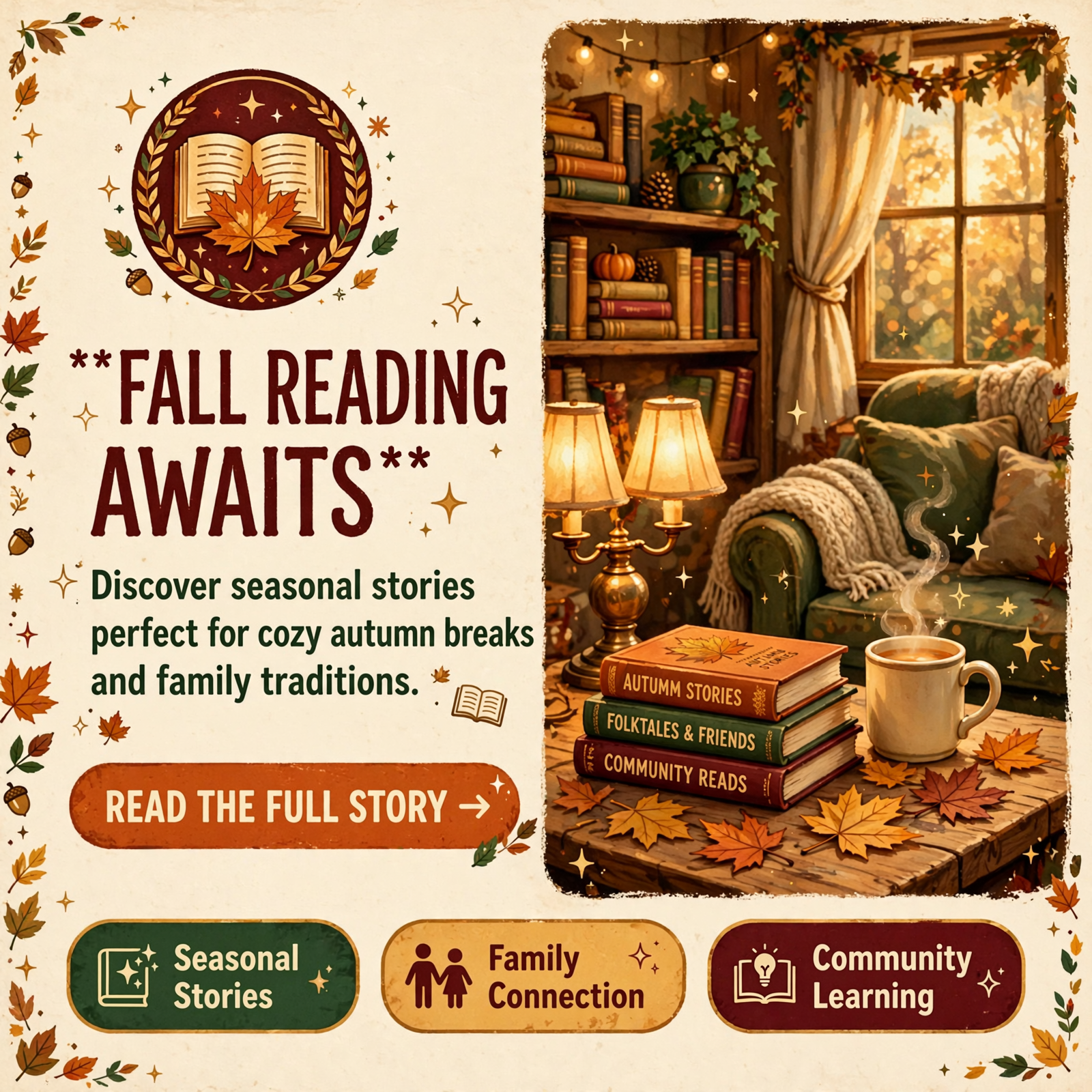 Featured image for "🍂 Fall Reading Awaits at Sequatchie County Public Library - Books for Every Age and Mood"
