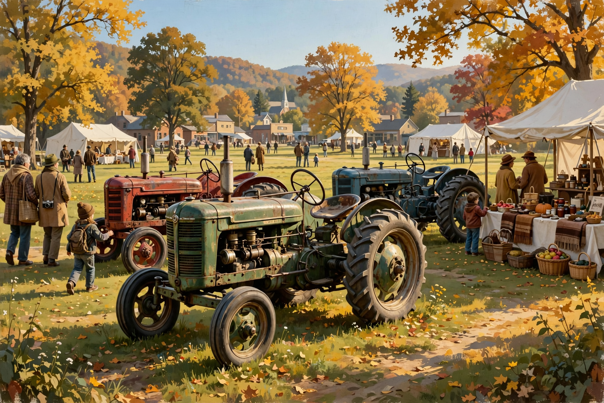 Illustration for π Sat.βSun., Oct. 17β18: Free Tractor Weekend Downtown