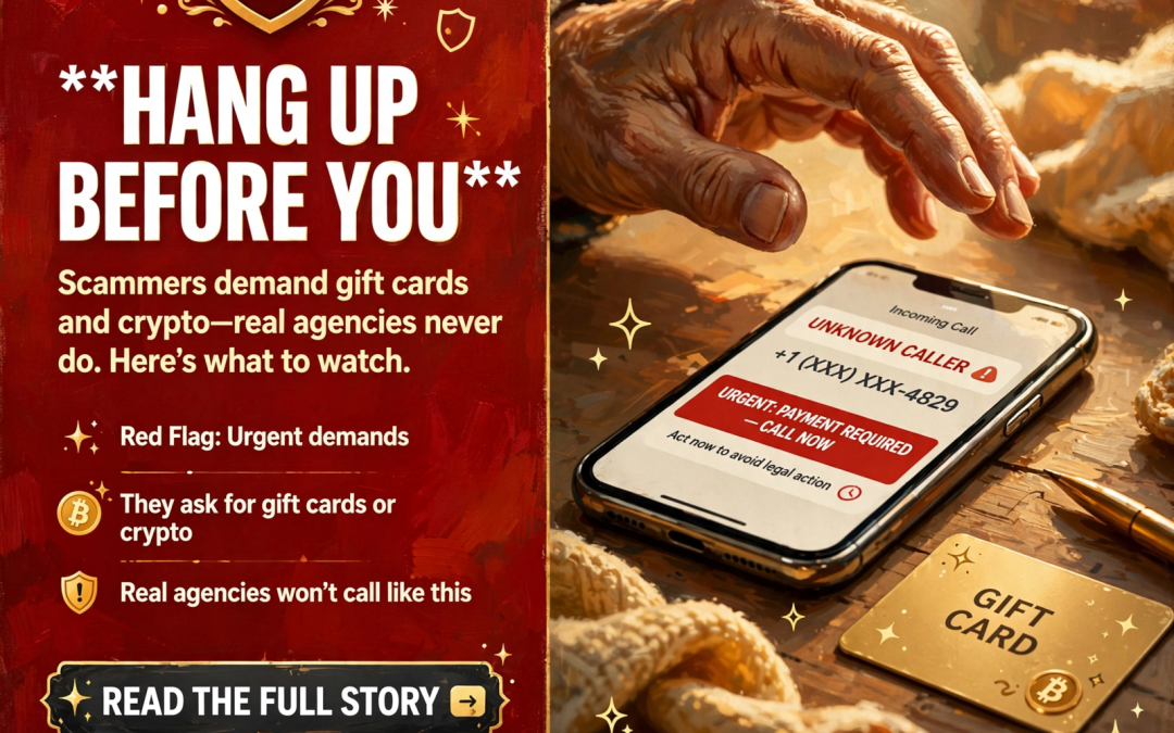 🚨 Jail Bond Calls, Holiday Fear Tactics, Gift-Card Demands and Fake Toll Texts: Your Scam Watch for This Week