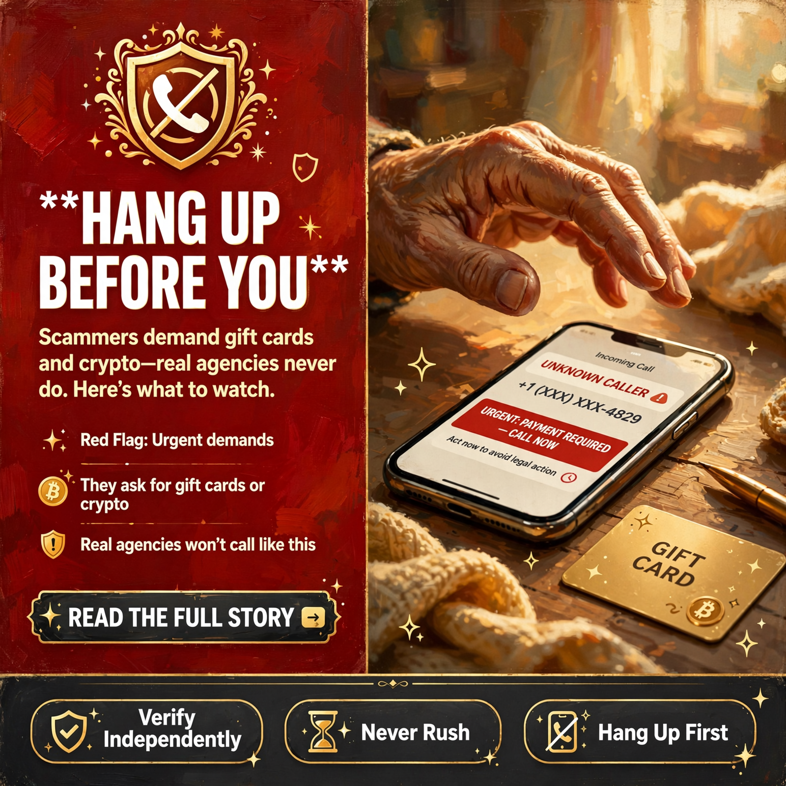 π¨ Jail Bond Calls, Holiday Fear Tactics, Gift-Card Demands and Fake Toll Texts: Your Scam Watch for This Week ββ¦ Featured image for "π¨ Jail Bond Calls, Holiday Fear Tactics, Gift-Card Demands and Fake Toll Texts: Your Scam Watch for This Week"