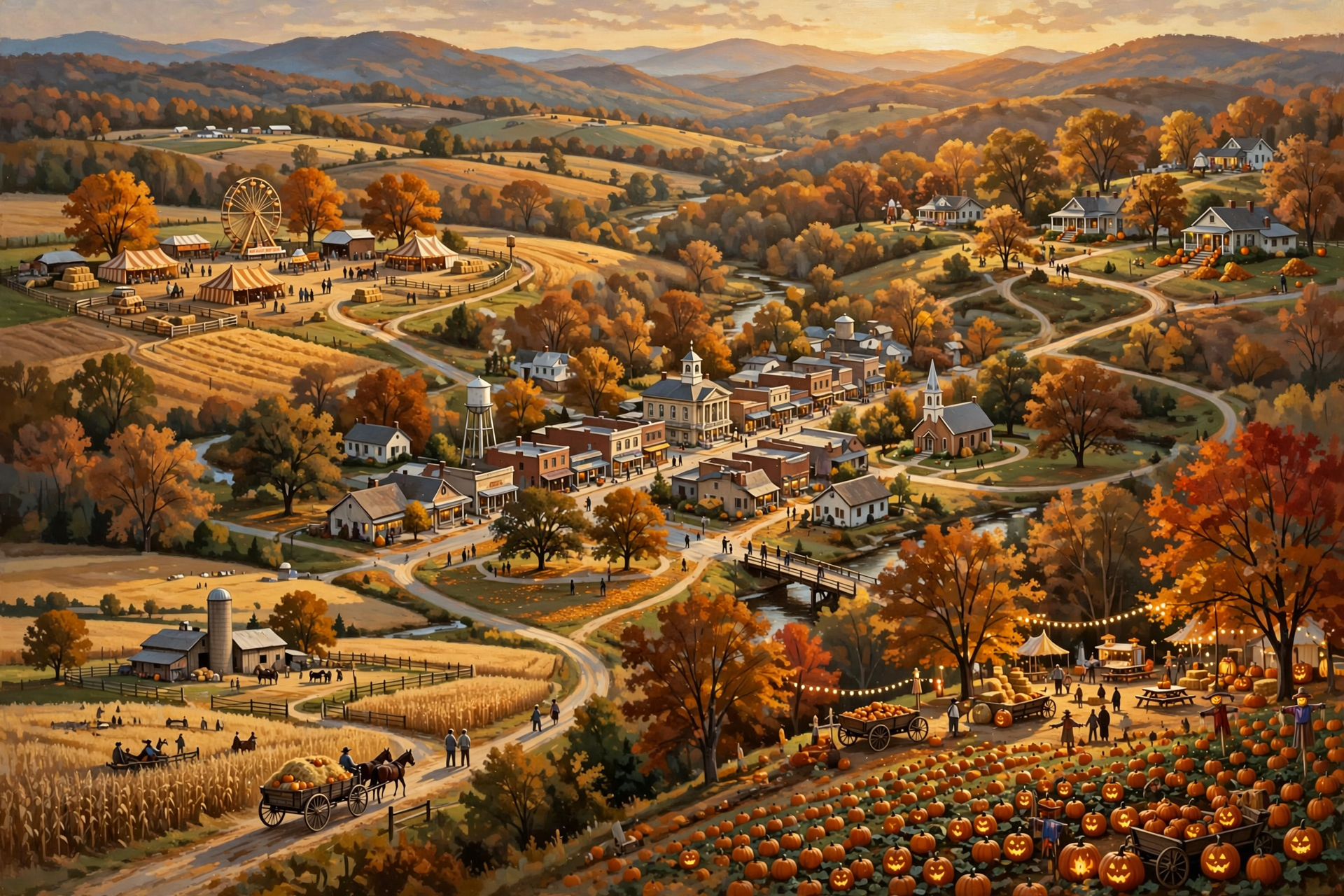 Illustration for 🧭 Hundred-Mile Happenings: Hamilton County Fair, Boo on the Block, Jasper Jack-O-Lantern Jamboree and Ringgold Hayrides