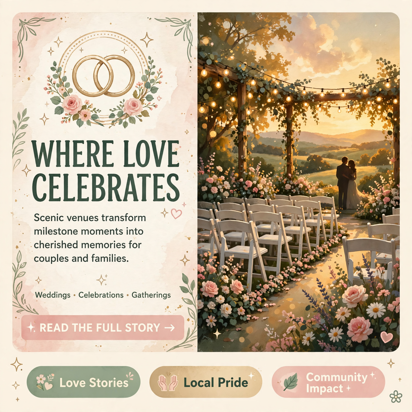 Featured image for "🎊 Event Venue Celebrates Weddings and Milestone Moments in Dunlap"