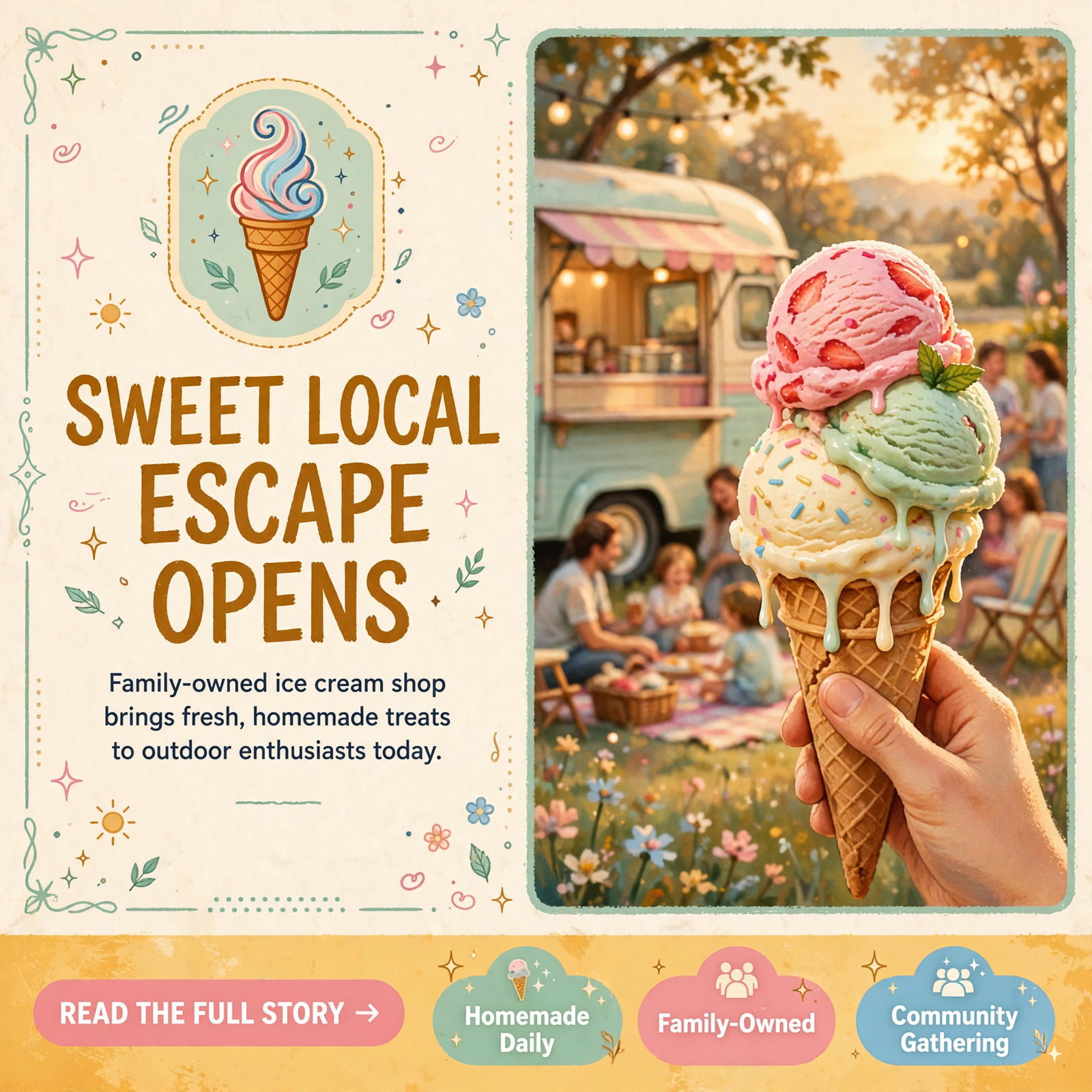 Featured image for "🍦 Premium Homemade Ice Cream Awaits in Spencer - Totally Ice Cream Open Today"