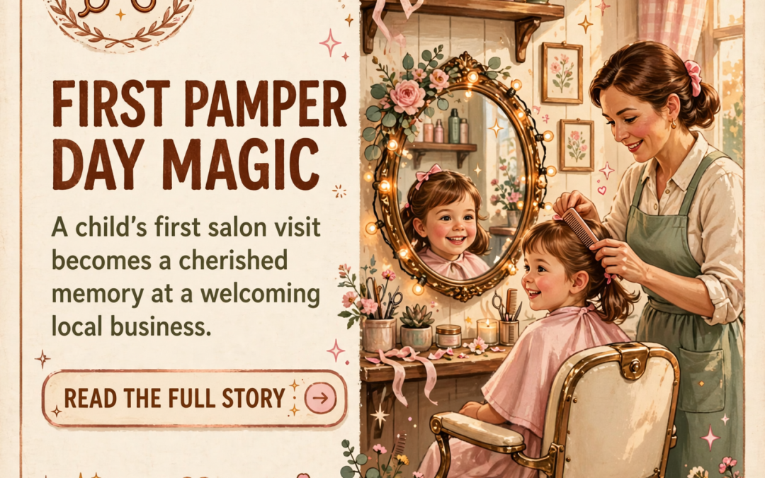 ✨ Young Girl Celebrates Her First Pamper Day at Southern Charm Salon