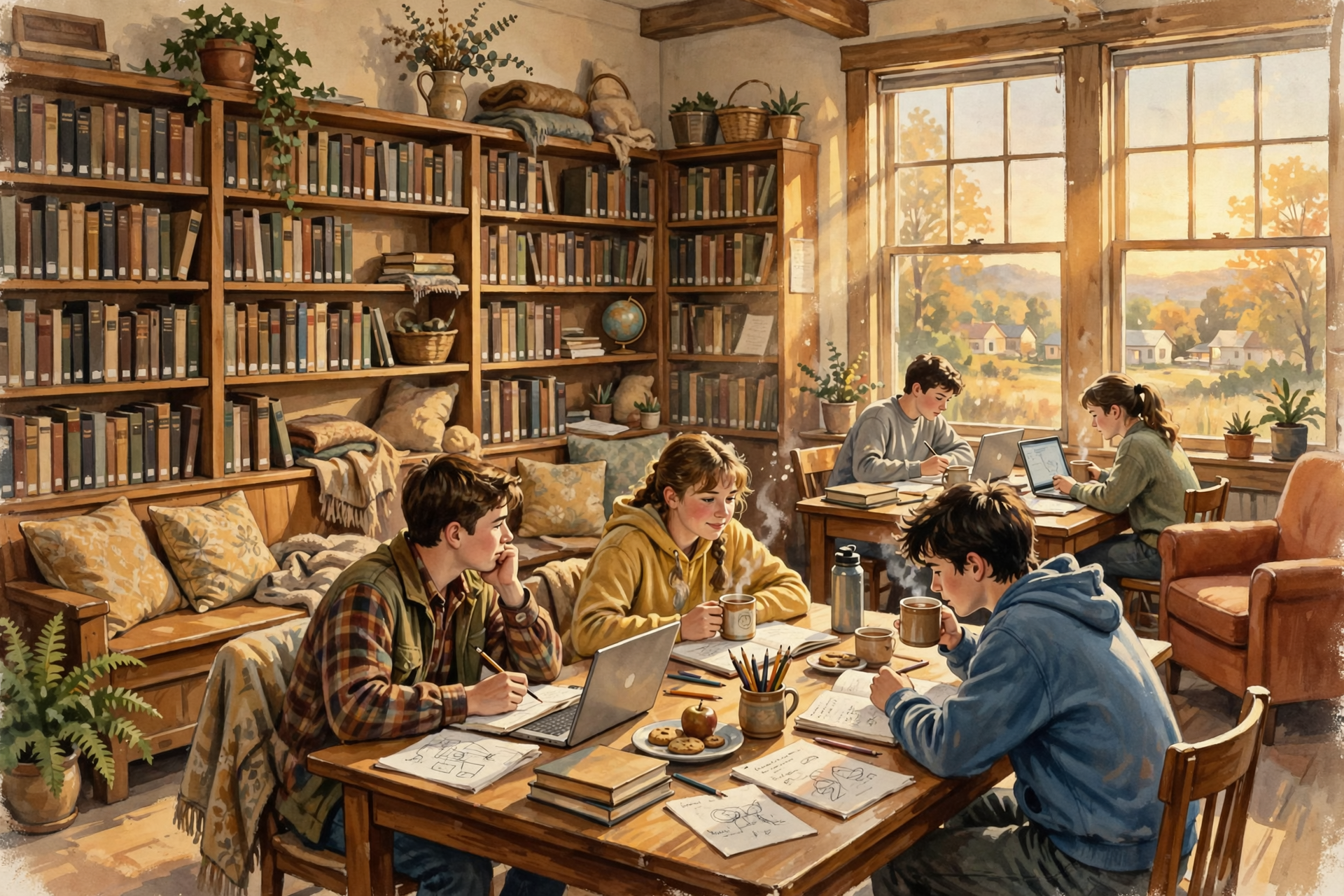 Illustration for 🏠 Valley Basecamp: Sequatchie Library Wi-Fi, Teen Room and Hack Club Energy