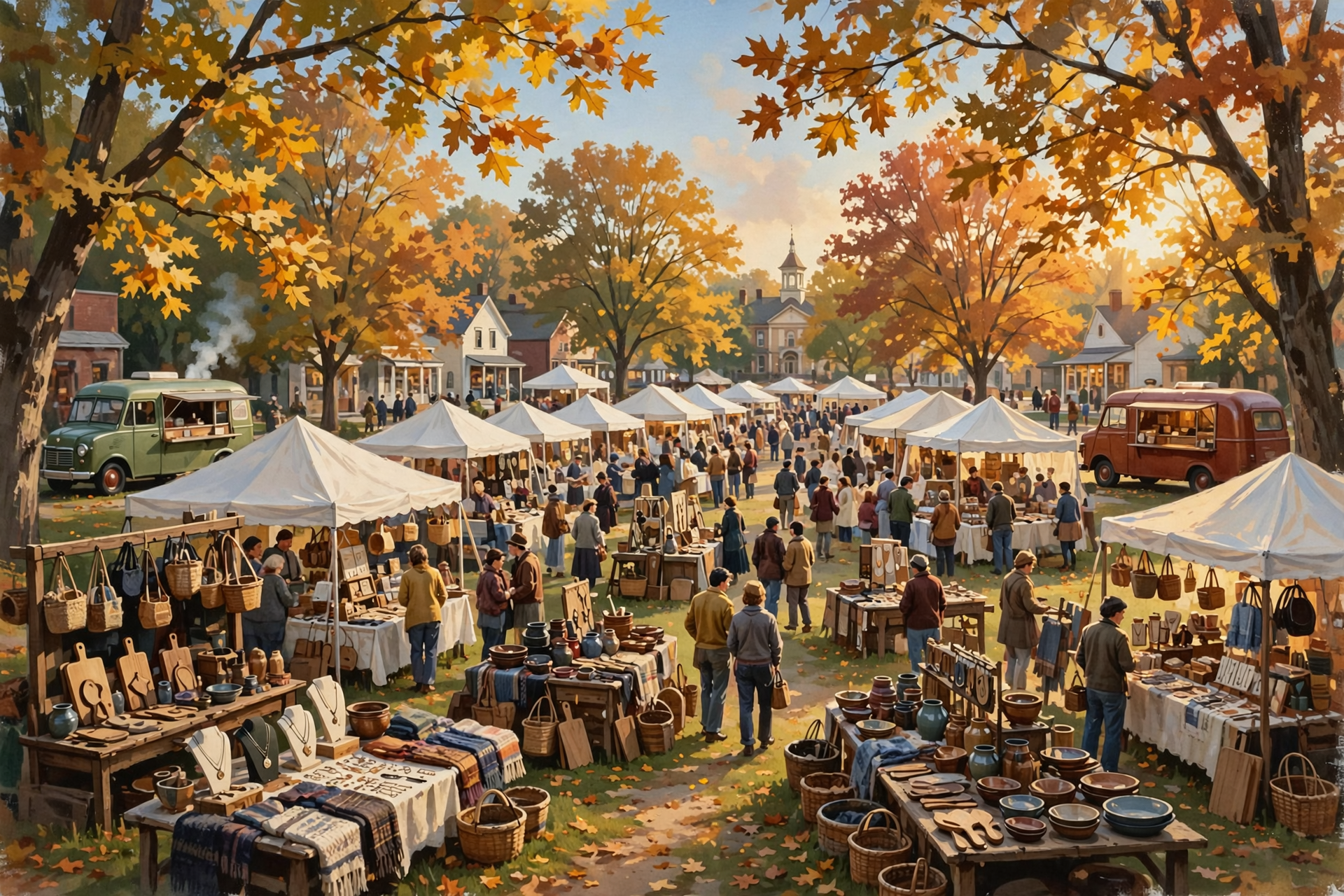 Illustration for 🧺 A Whole Town Becomes a Craft Show: Bell Buckle's Big Weekend