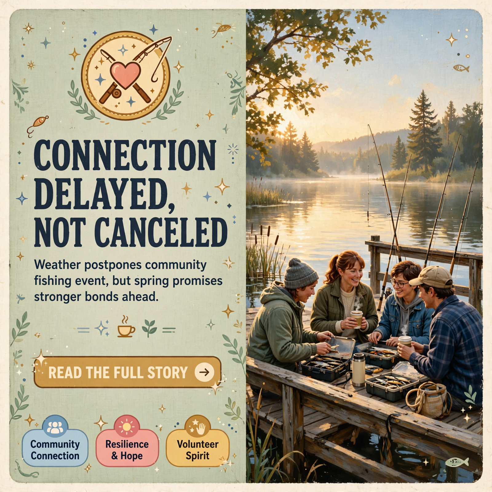 Featured image for "🎣 Fishing Tournament Postponed Due to Weather - Spring Reschedule Planned"