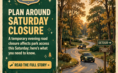 🚧 Temporary Road Closure at Fall Creek Falls on October 17