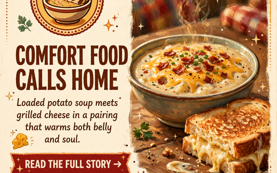 🍲 The Southern Oven Serves Up Loaded Potato Soup and Grilled Cheese
