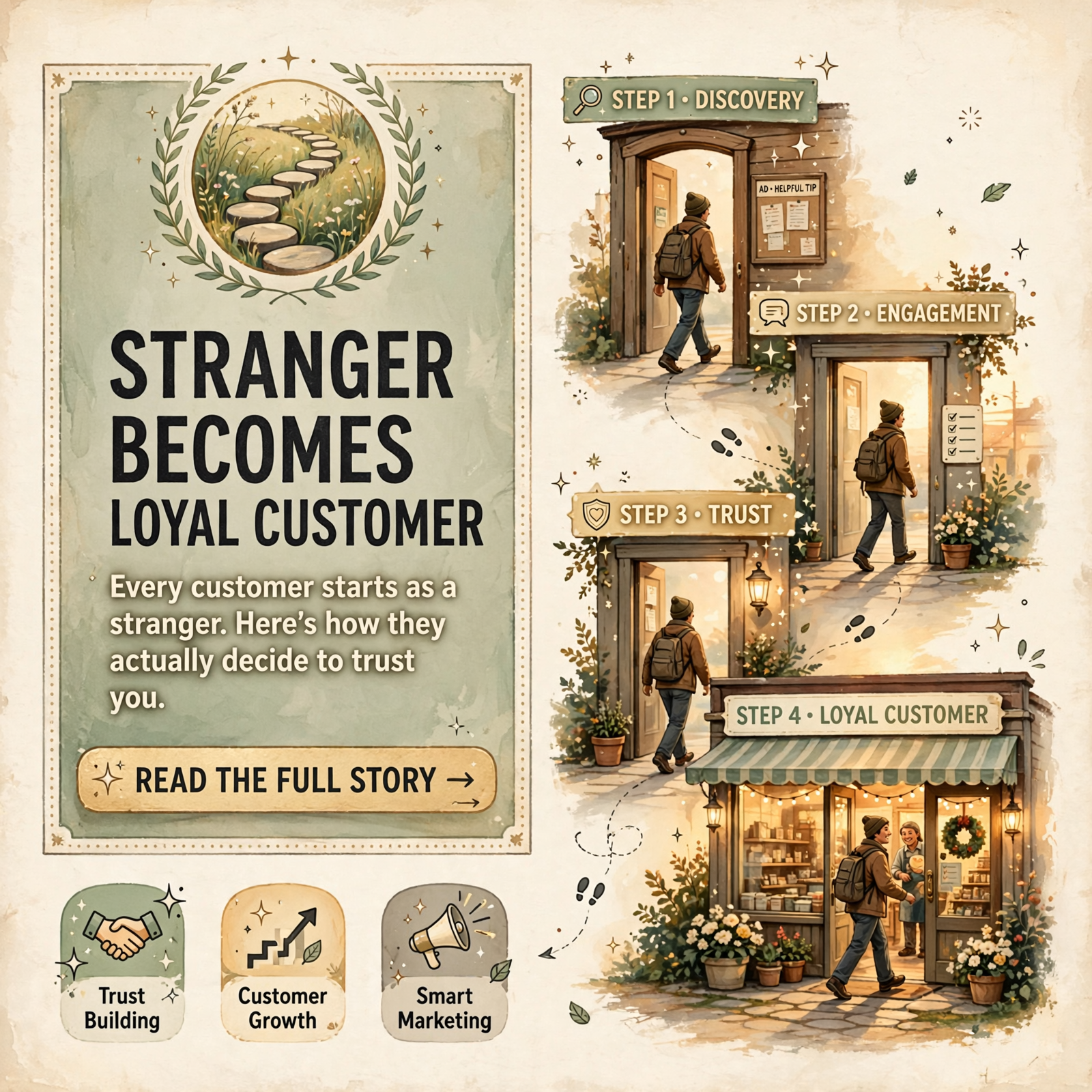 How a Stranger Becomes a Customer — Featured Image Featured image for "How a Stranger Becomes a Customer"