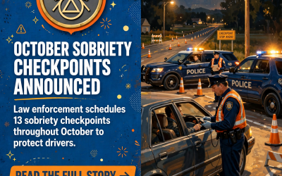 🚔 Tennessee Highway Patrol Announces October Sobriety Checkpoints Across Chattanooga District