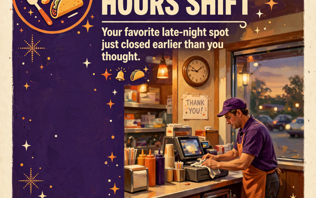 🌮 Taco Bell Hours Change in Dunlap – What Residents Should Know