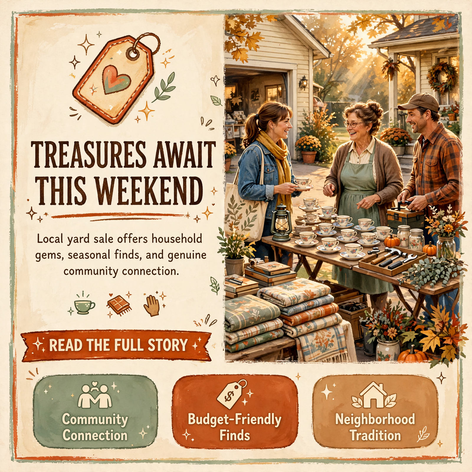 🏷️ Yard Sale This Weekend on Coyote Trail in Dunlap — Featured Image Featured image for "🏷️ Yard Sale This Weekend on Coyote Trail in Dunlap"