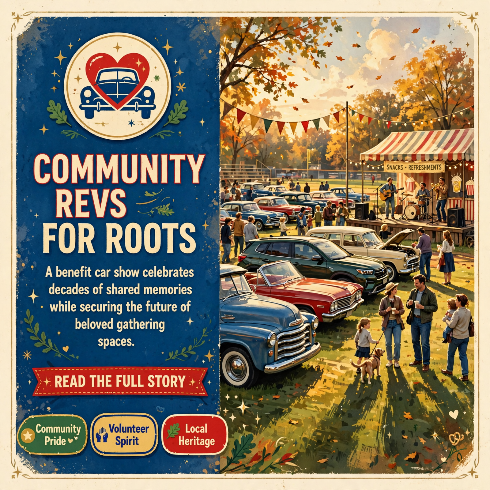 Featured image for "🚗 Benefit Car Show Comes to Morrison Ruritan Ballpark on October 17"