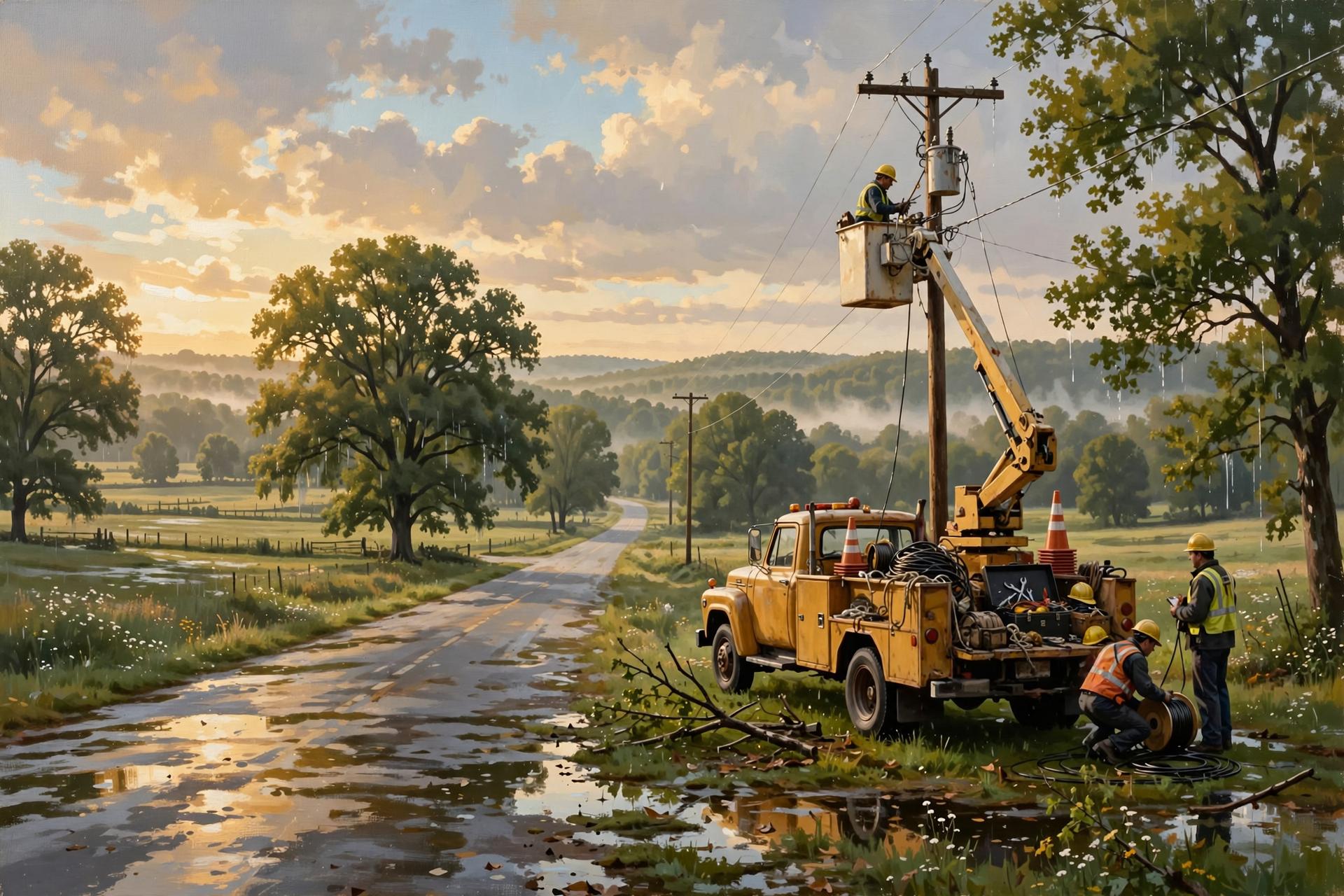Illustration for 🔌 Power: Chattanooga Had Outages; SVEC Looked Clear Overnight