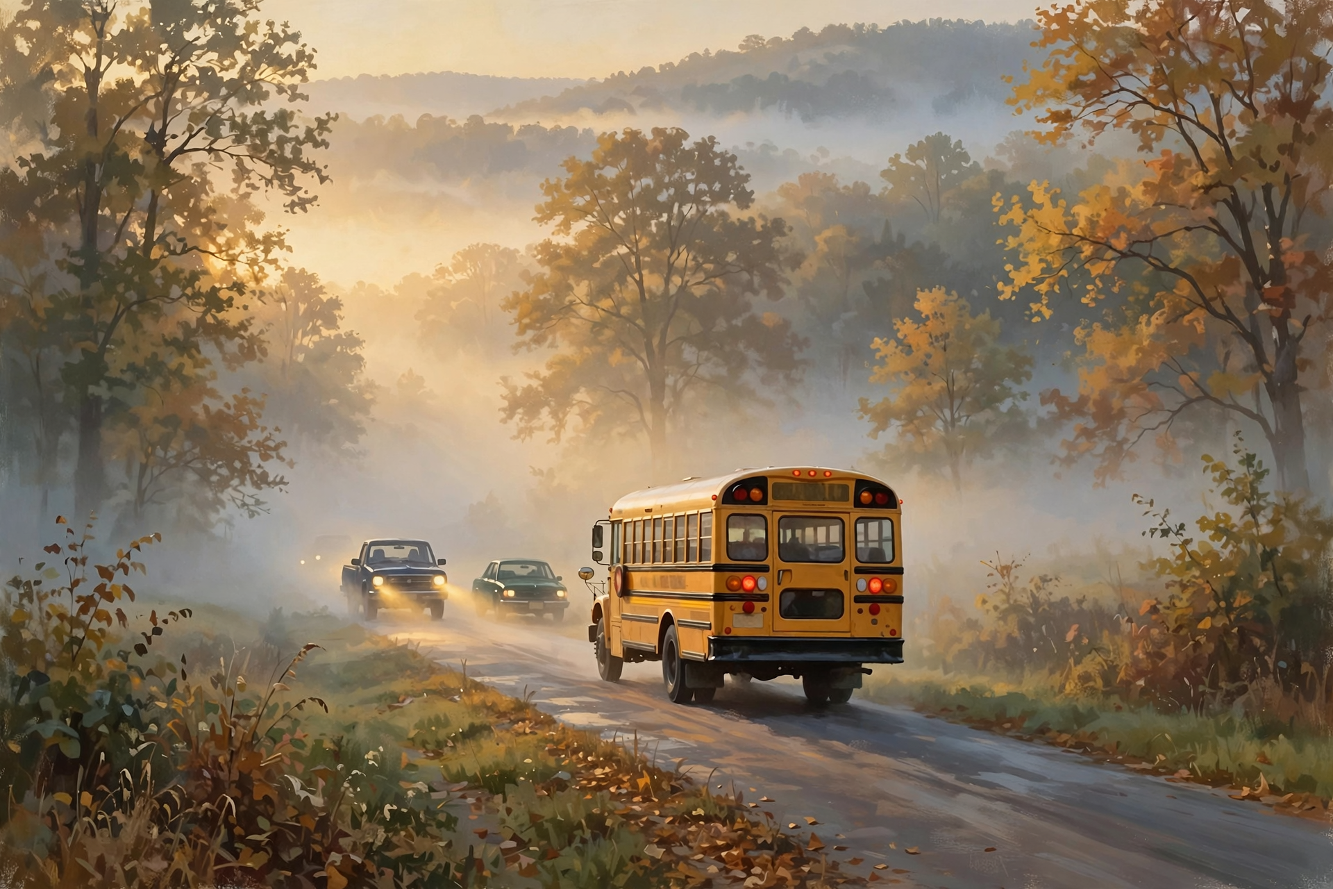 Illustration for 🚌 School Buses Are Back — Plus Two Evening Meetings