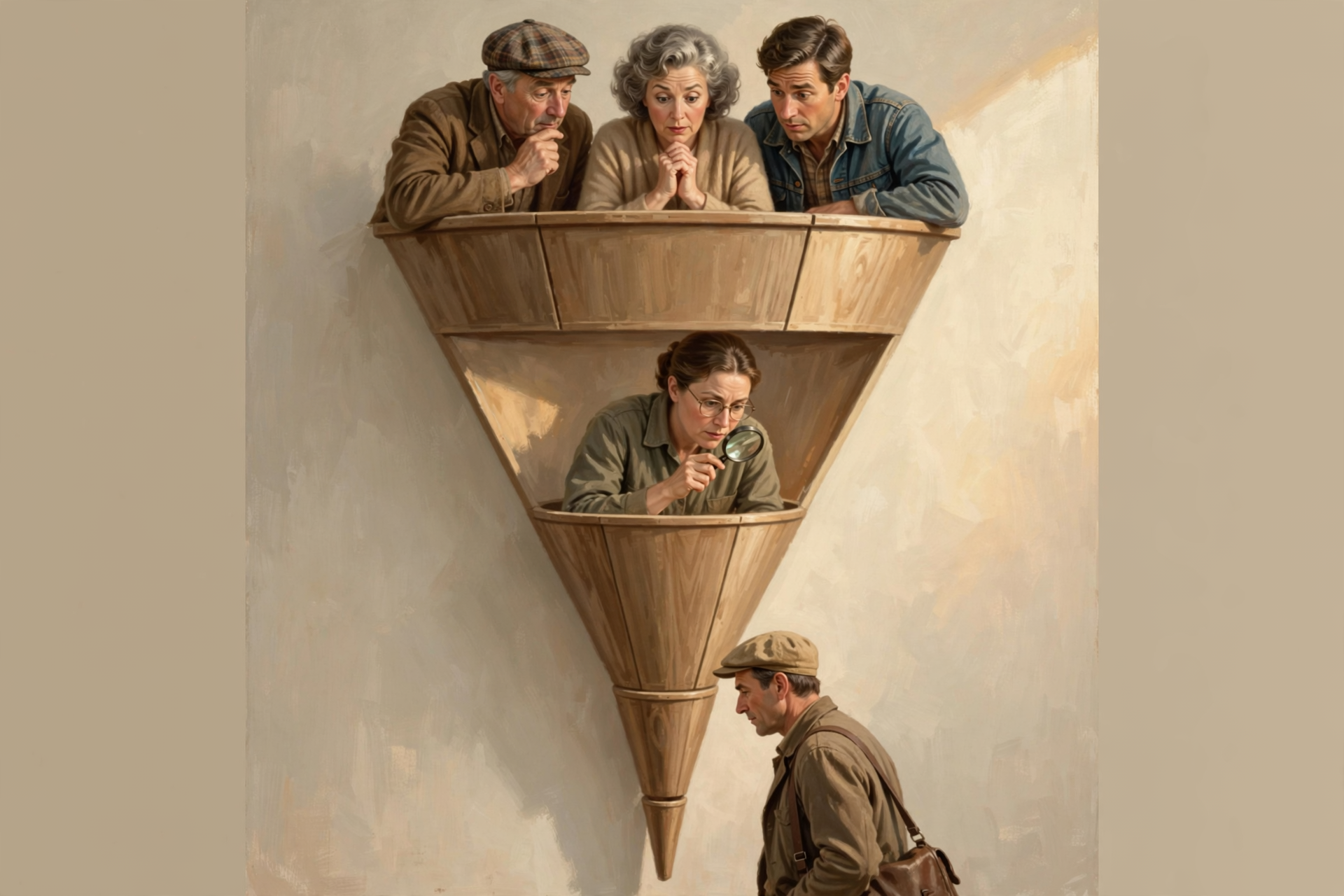 Illustration for Top, Middle and Bottom Without the Jargon