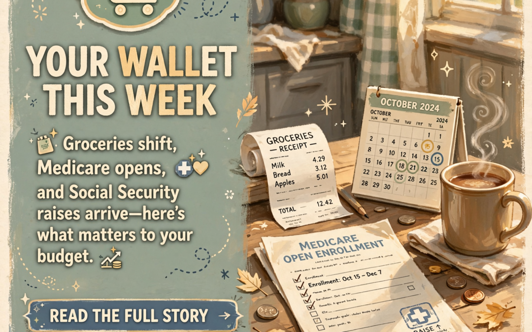 💵 Groceries, Medicare Week and Your Social Security Raise: Your Wallet This Week