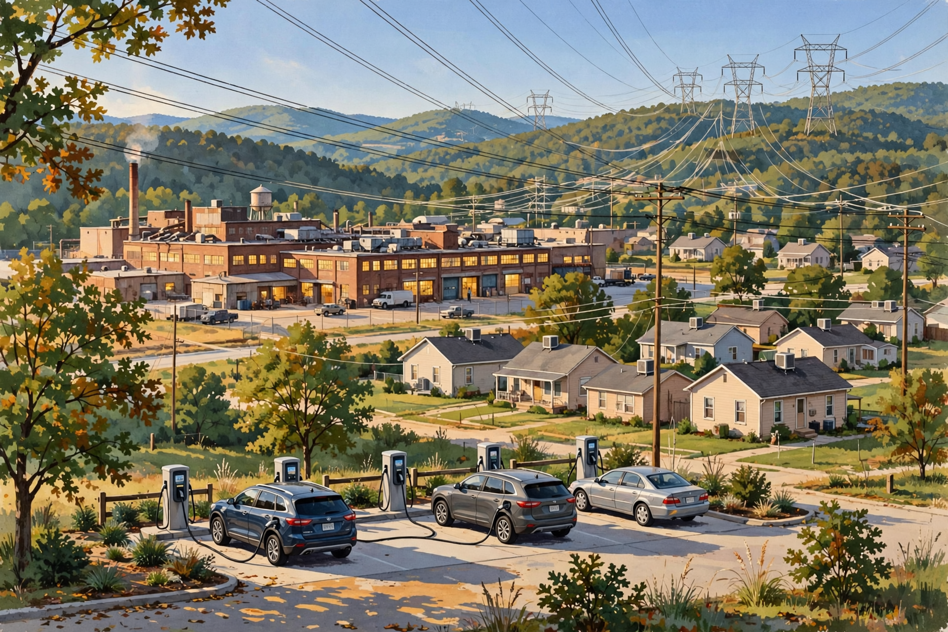Illustration for AI Isn't the Only Thing Increasing Electricity Demand