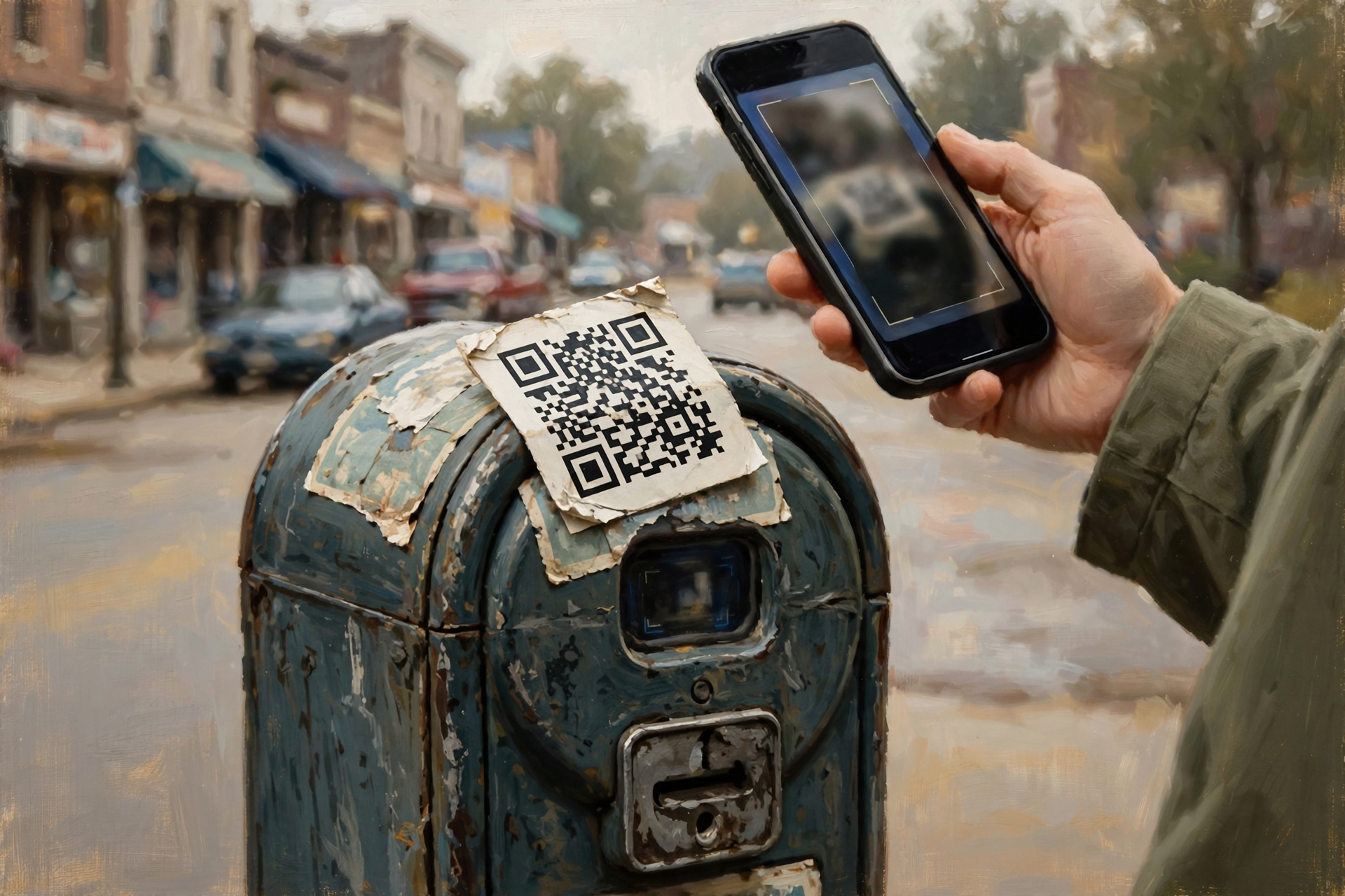 Illustration for 🅿️ Headed to Town? Look Twice Before You Scan That Parking Meter