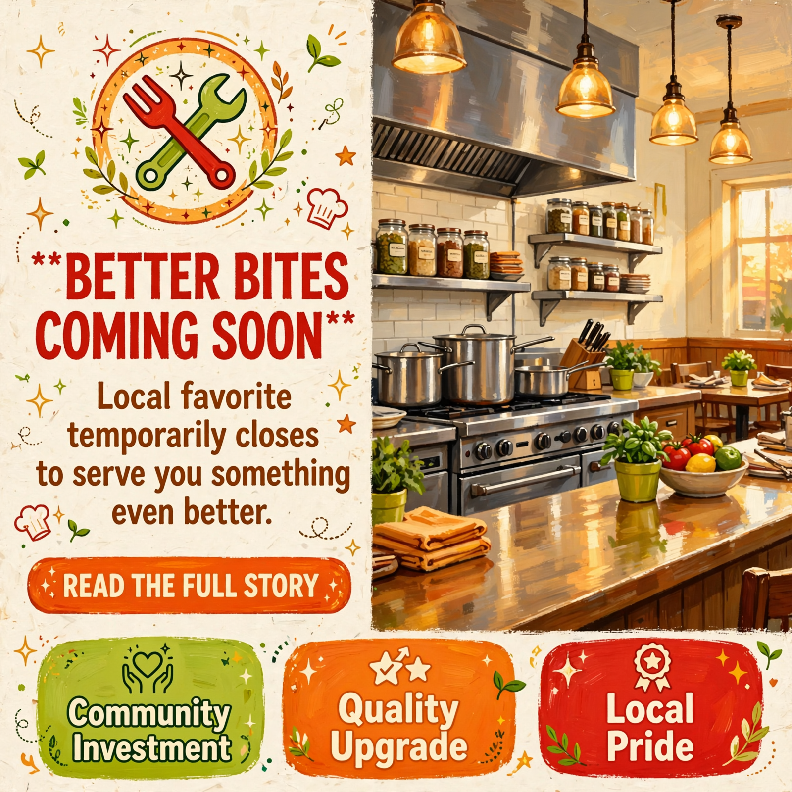 Featured image for "🛠️ Local Restaurant Closes This Week for Renovations and Improvements"