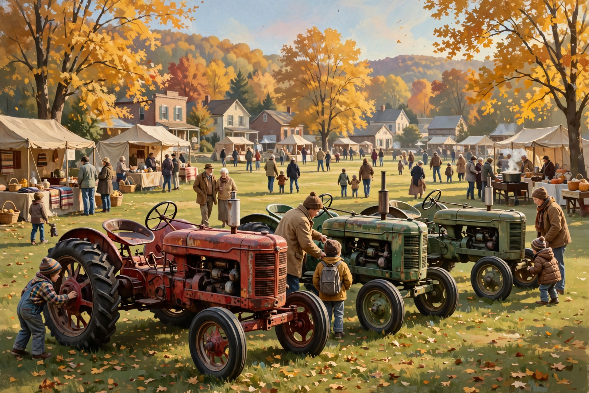 Illustration for 🚜 Oct. 17–18: Days of Yesteryear — Free Kids' Activities Downtown