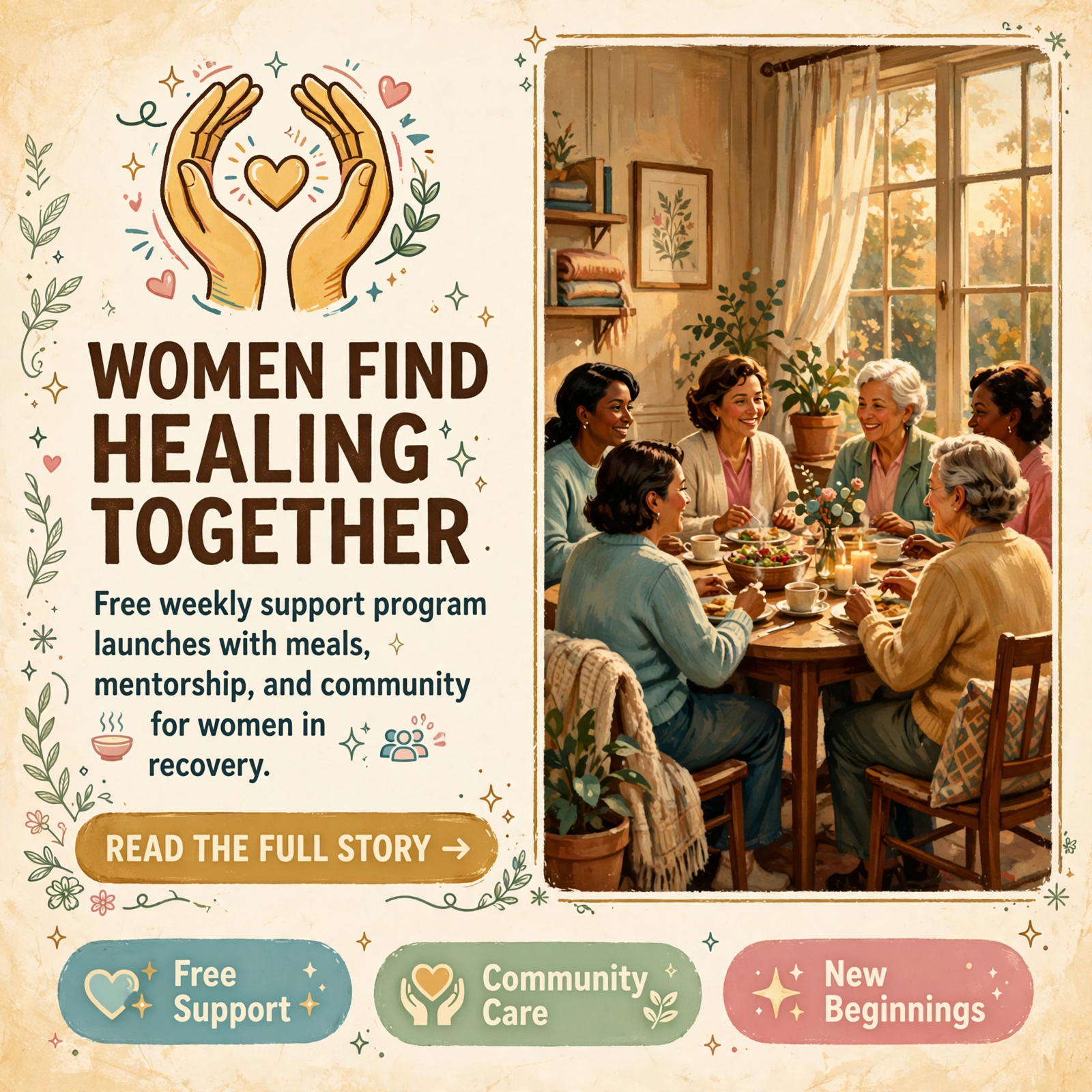 Featured image for "💪 Free Women's Support Program Launches Weekly Meetings in Dunlap"