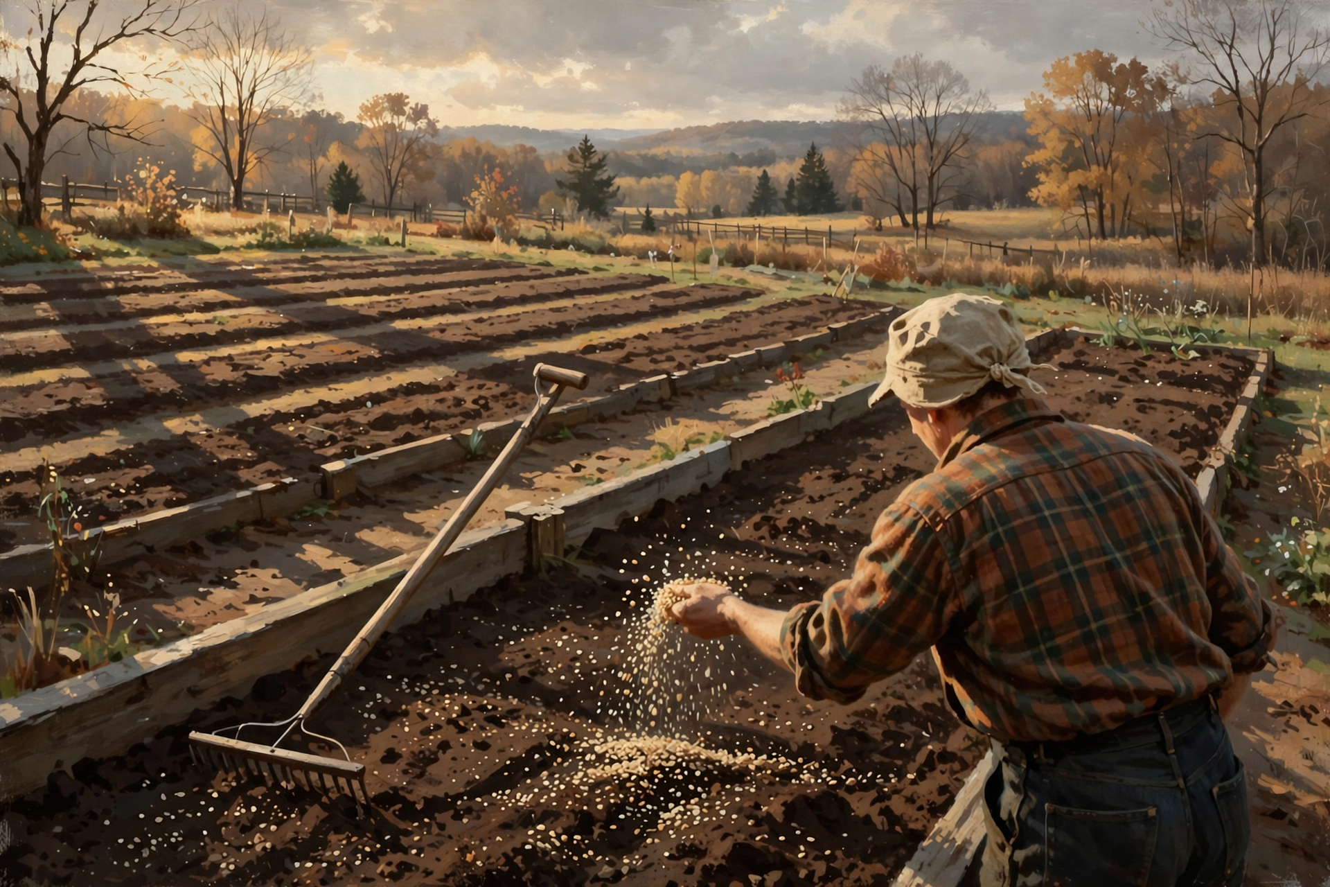 Illustration for 🌱 Give the Garden a Winter Blanket: Cereal Rye Goes in Through Early November