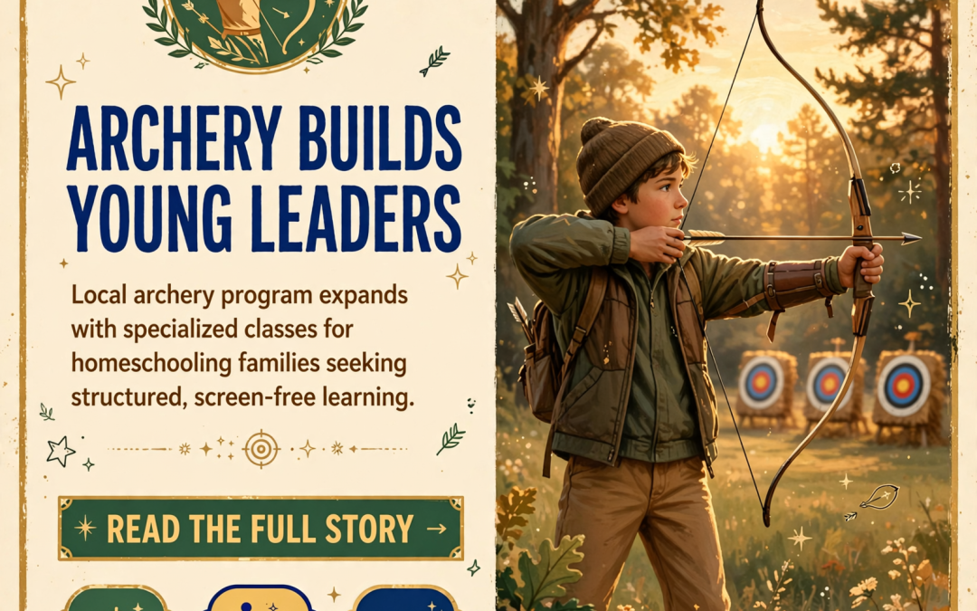 🏹 Evolution Archery Launches Homeschool Archery Classes in Soddy-Daisy – Building Patience and Discipline Beyond the Screen