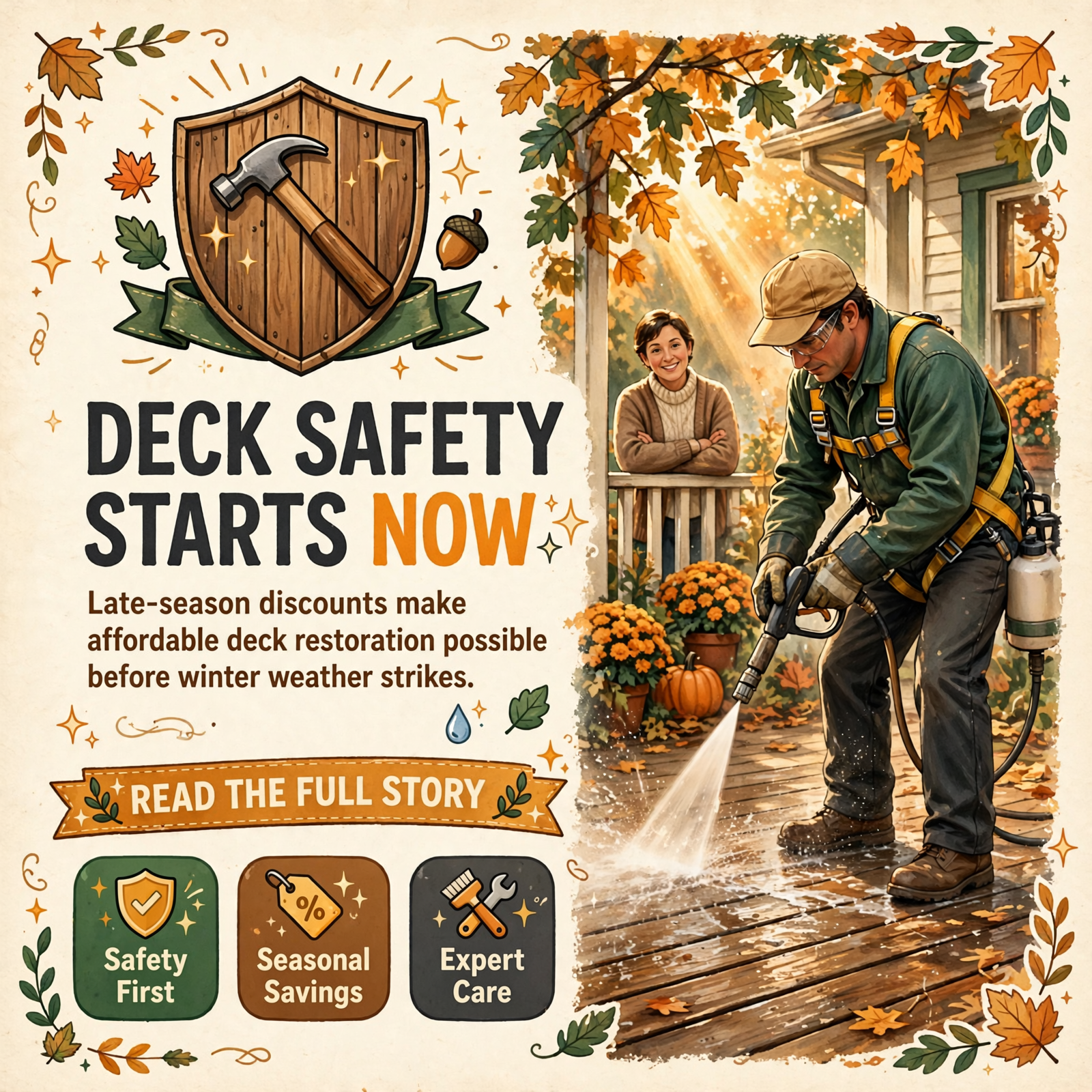Featured image for "🏡 Late-Season Deck Discounts in Soddy-Daisy - Prestige Home Solutions Offers Affordable Restoration Before Winter"