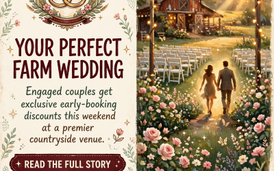 💍 Fall in Love with Rosewood Farm Weddings & Events Venue in Whitwell – Special Open House This Weekend
