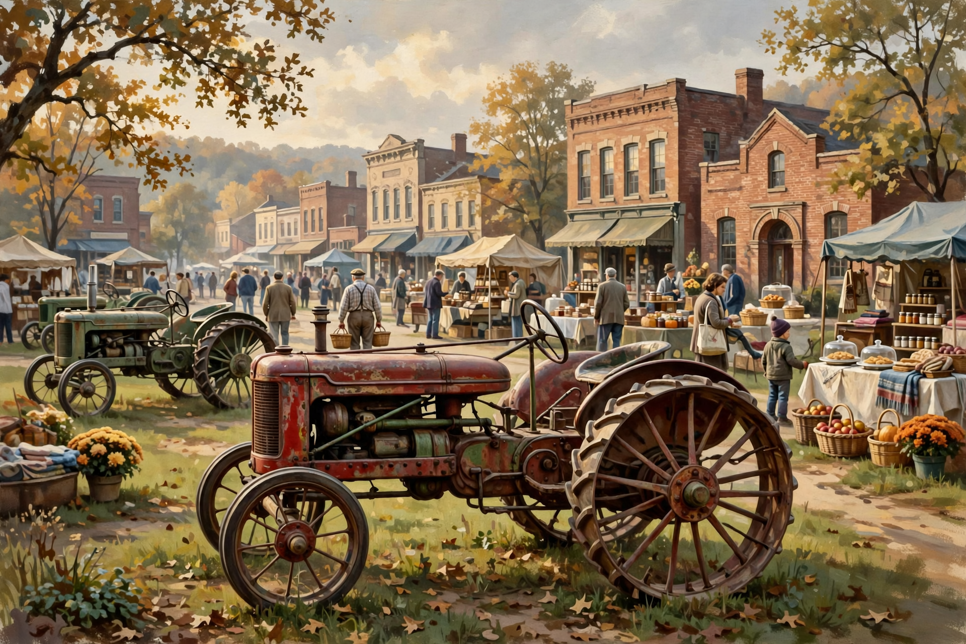 Illustration for 🚜 Free Tractors and Family Fun: Days of Yesteryear Oct. 17–18