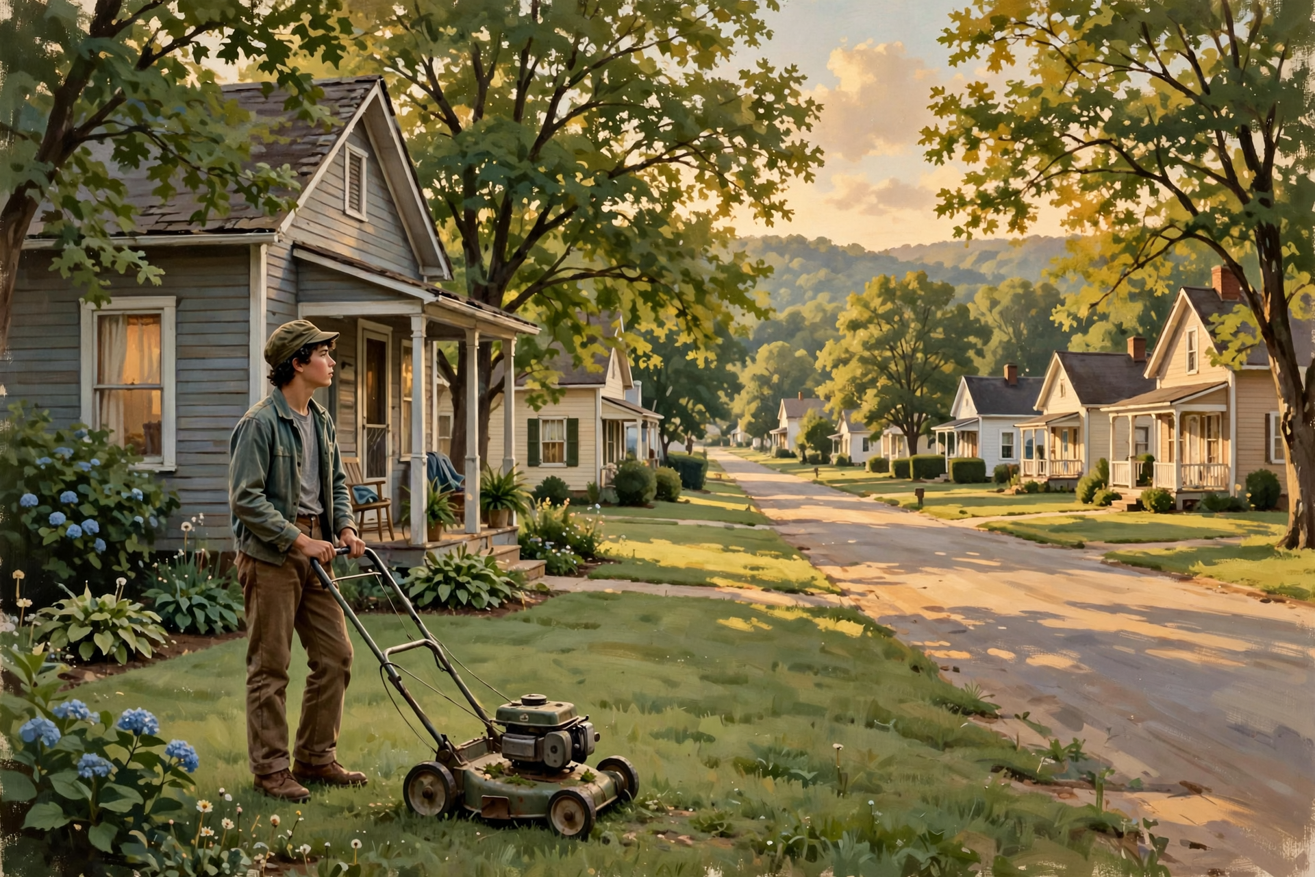 Illustration for I Didn't Need Every Lawn in Town