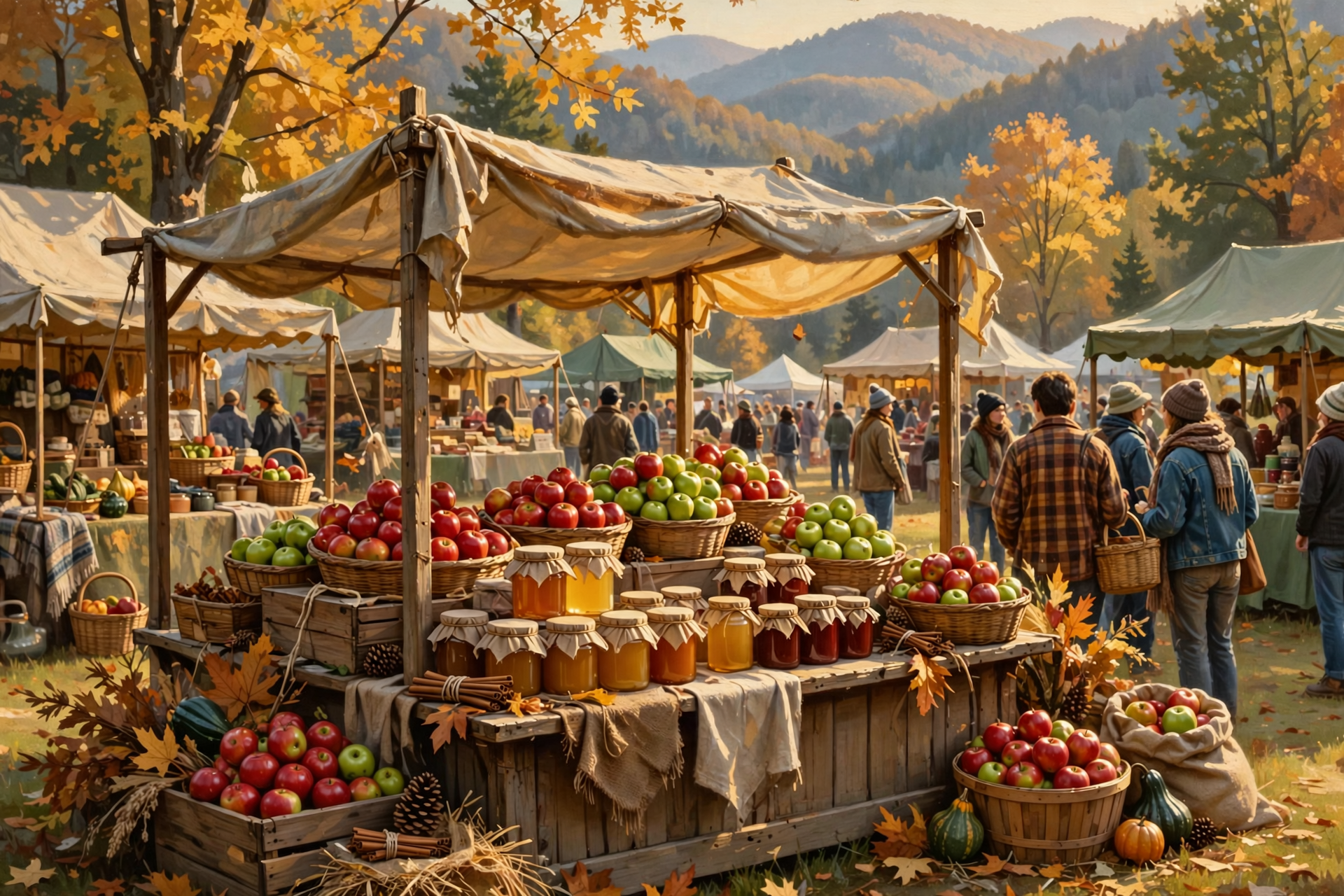 Illustration for 🍎 Two Weekends of Apples and Handmade Crafts in Ellijay, Ga.