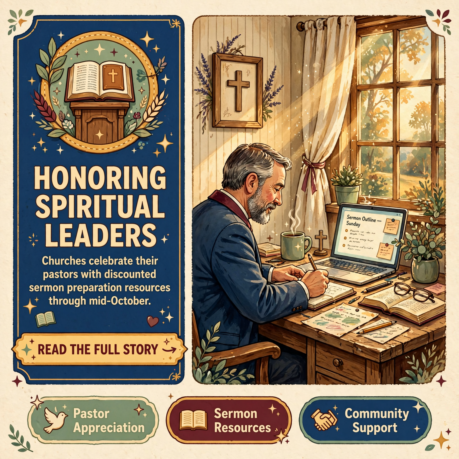 Featured image for "🙏 Pastor Appreciation Month: Discounted Sermon Resource Available Through October 15"