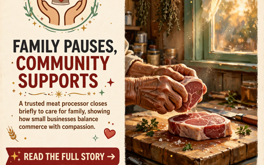 🥩 H & R Custom Slaughtering Temporarily Closes for Family Medical Care