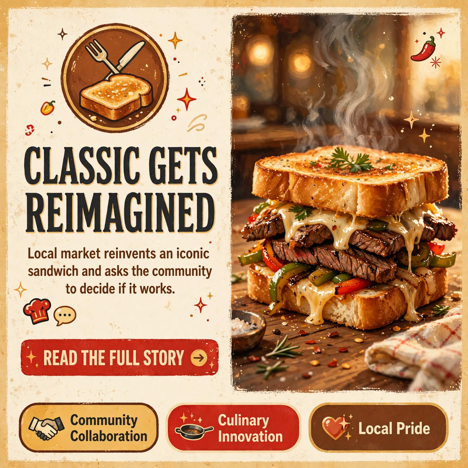 Featured image for "🔥 Tammy's Market Puts a Twist on the Classic Philly Cheesesteak in McMinnville"