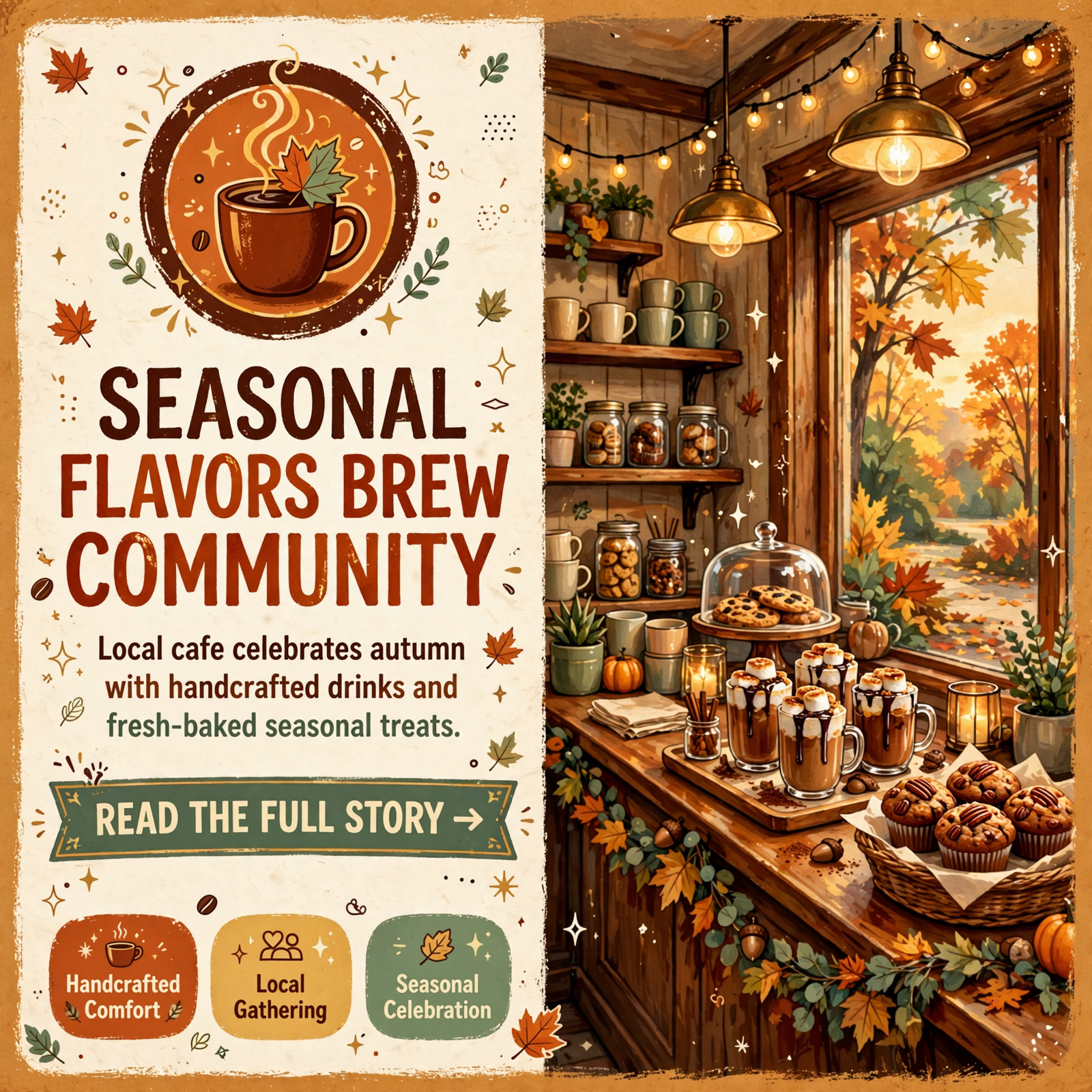 Featured image for "🎃 The Roost Cafe Serves Up Seasonal Fall Favorites in Pelham"