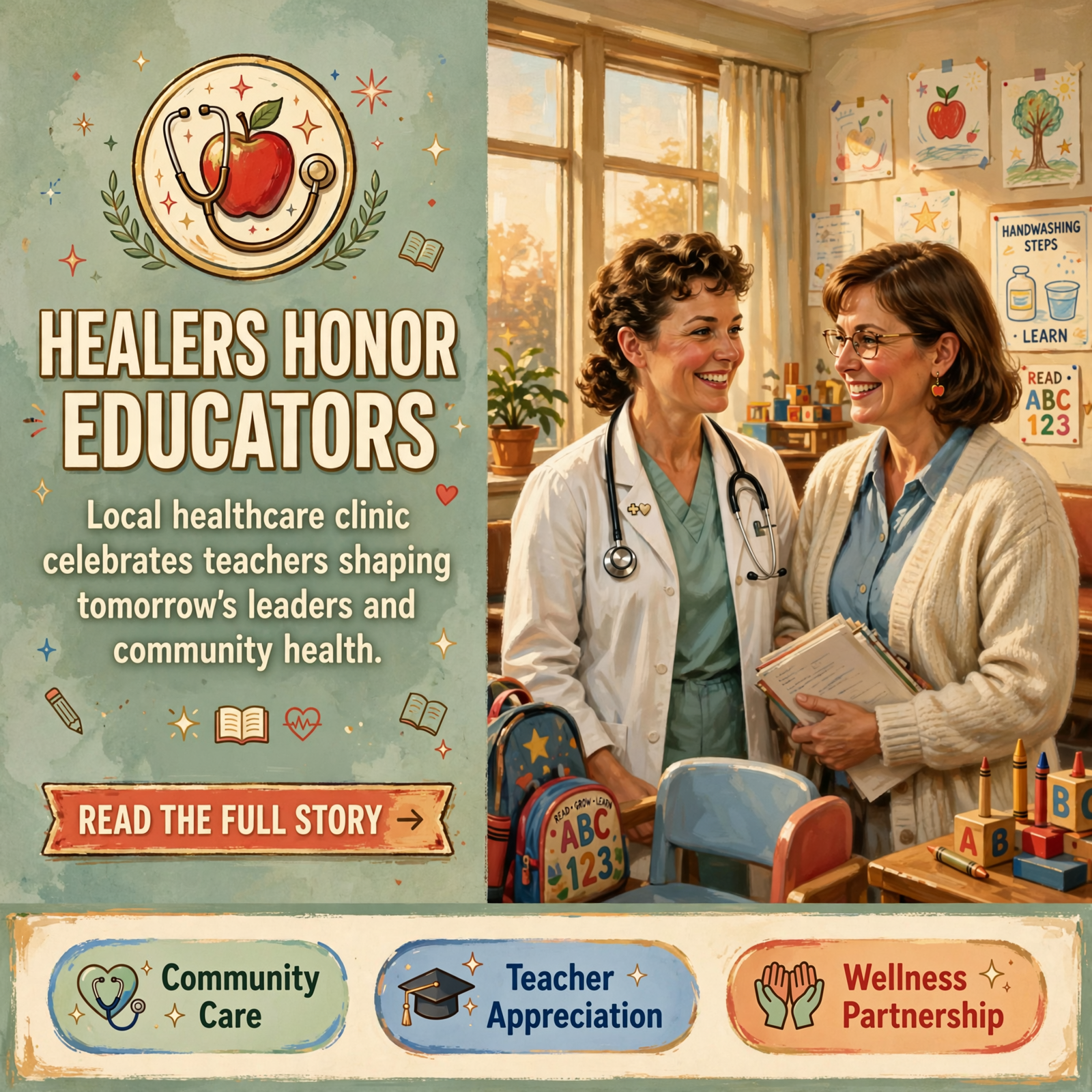 Featured image for "🍎 Local Healthcare Clinic Honors Teachers on World Teachers' Day"