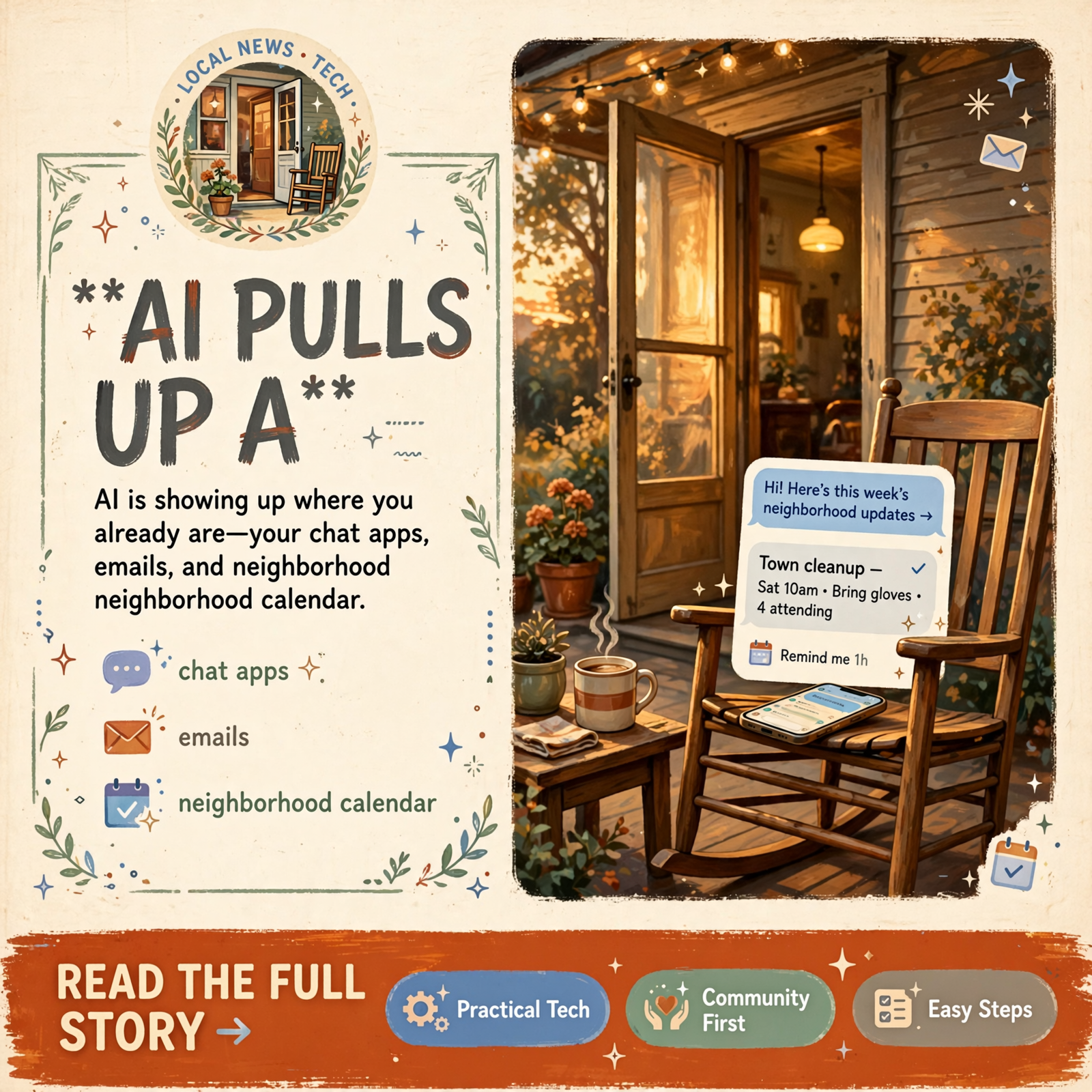 Featured image for "🏡 AI Is Pulling Up a Chair Where You Already Sit: What This Week's AI News Means for the Valley"