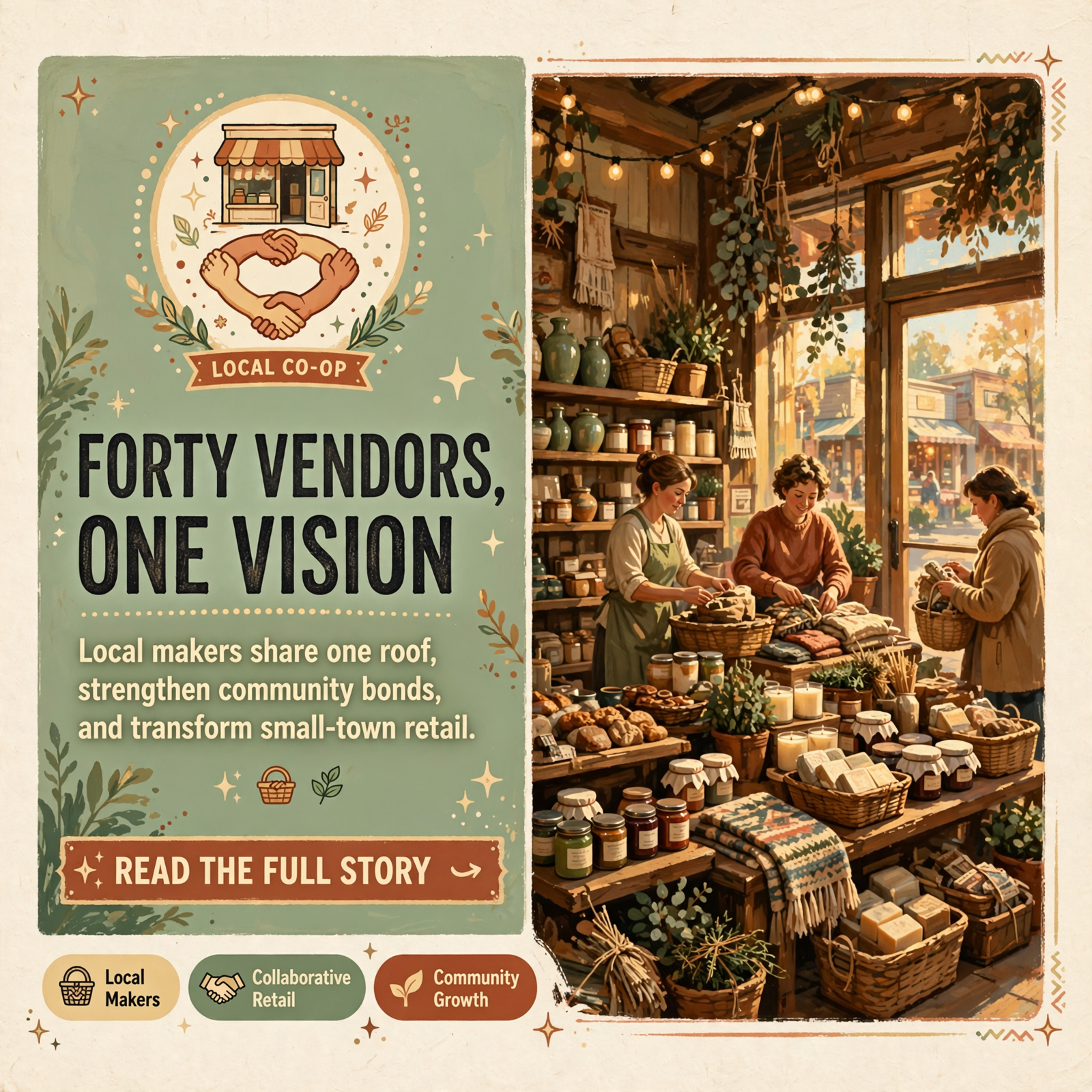 Featured image for "🛍️ Local Depot Brings 40+ Vendors Under One Roof in Downtown Dunlap"