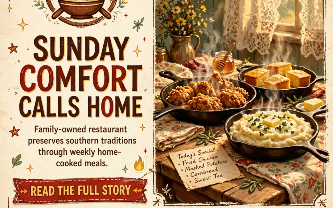 🍗 Sunday Comfort Food in Dunlap – Anthony and Theresa’s Homecookin’ Serves Up Southern Classics