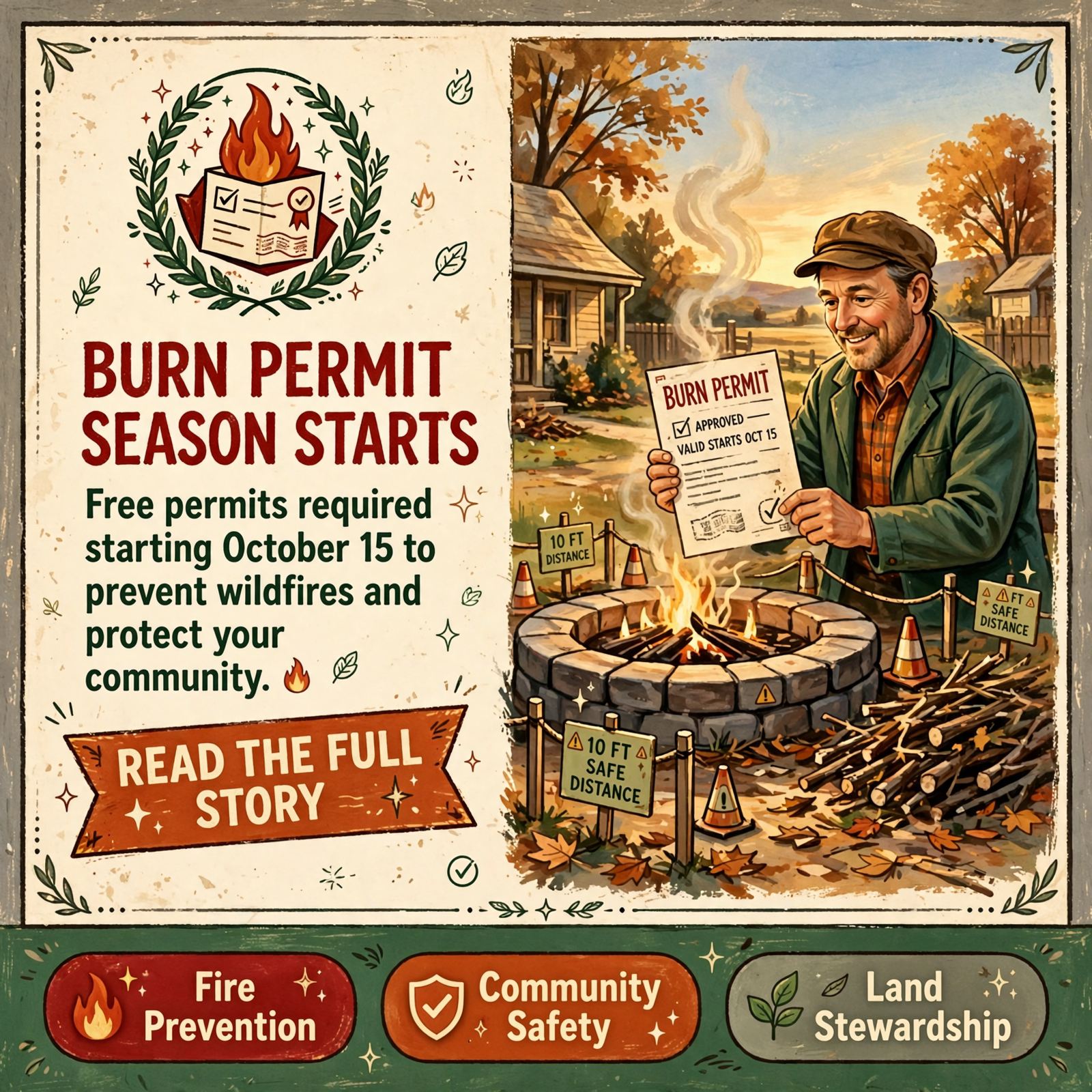 π₯ Tennessee Burn Permit Requirement Begins October 15 – What Residents Need to Know β Featured Image Featured image for "π₯ Tennessee Burn Permit Requirement Begins October 15 - What Residents Need to Know"