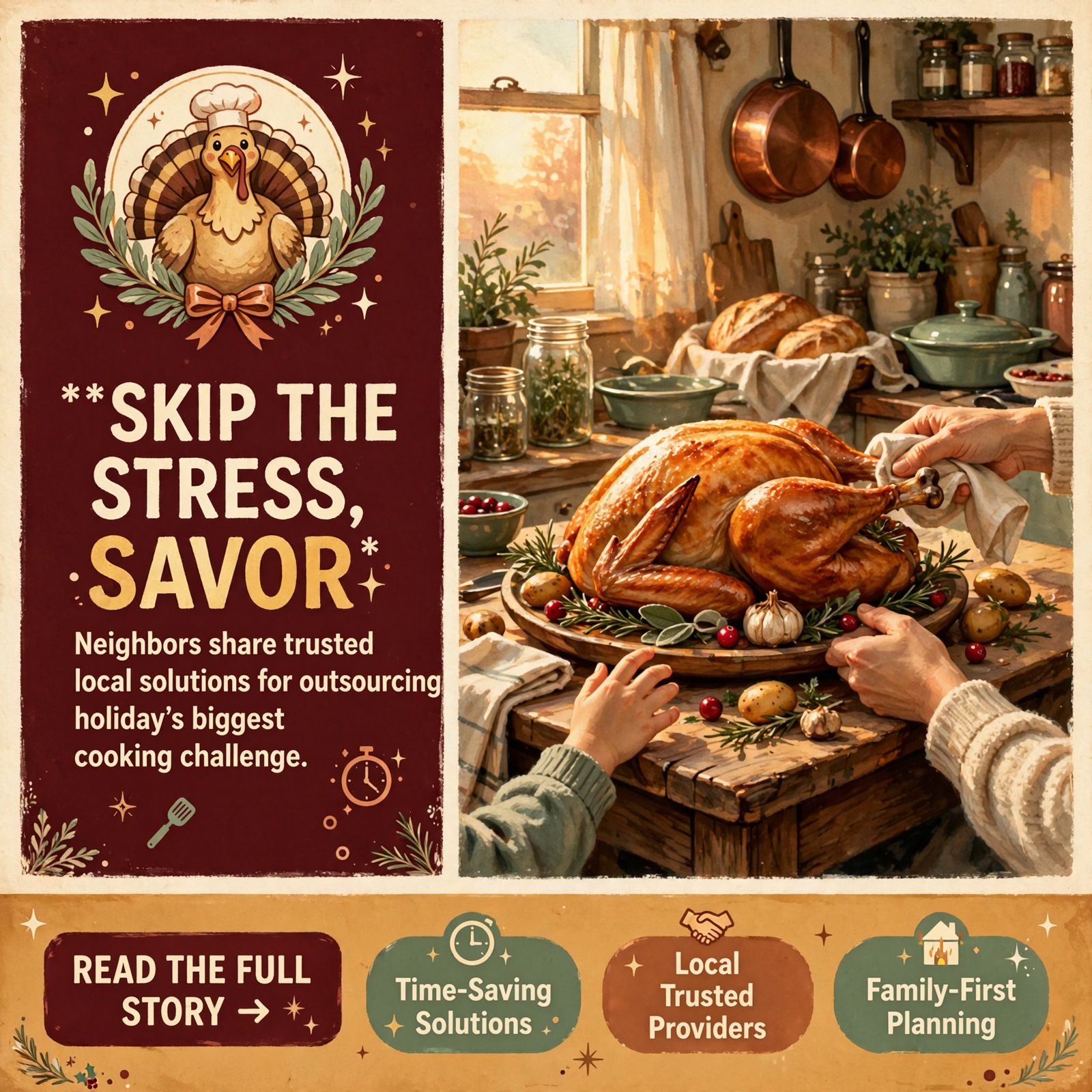 Featured image for "🦃 Holiday Ham and Turkey Cooking: Local Residents Seek Recommendations for Stress-Free Holiday Meals"