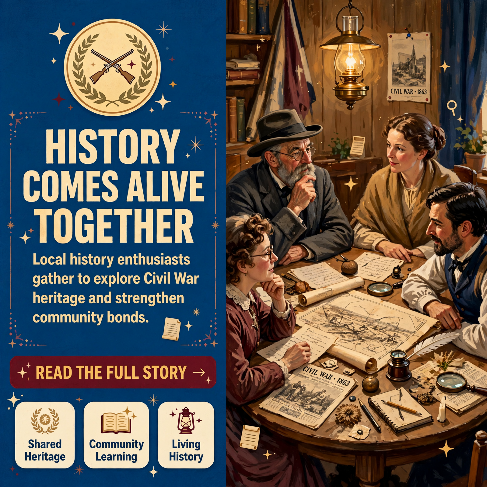 Featured image for "🎖️ Cumberland Mountain Civil War Roundtable Gathers for October Meeting"