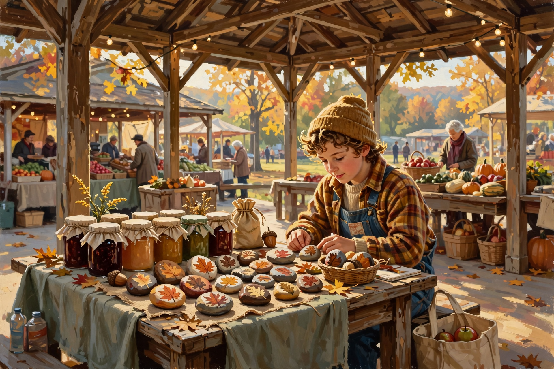 Illustration for 🌱 Calling Young Business Owners: Young Entrepreneurs Day at the Dunlap Farmers Market