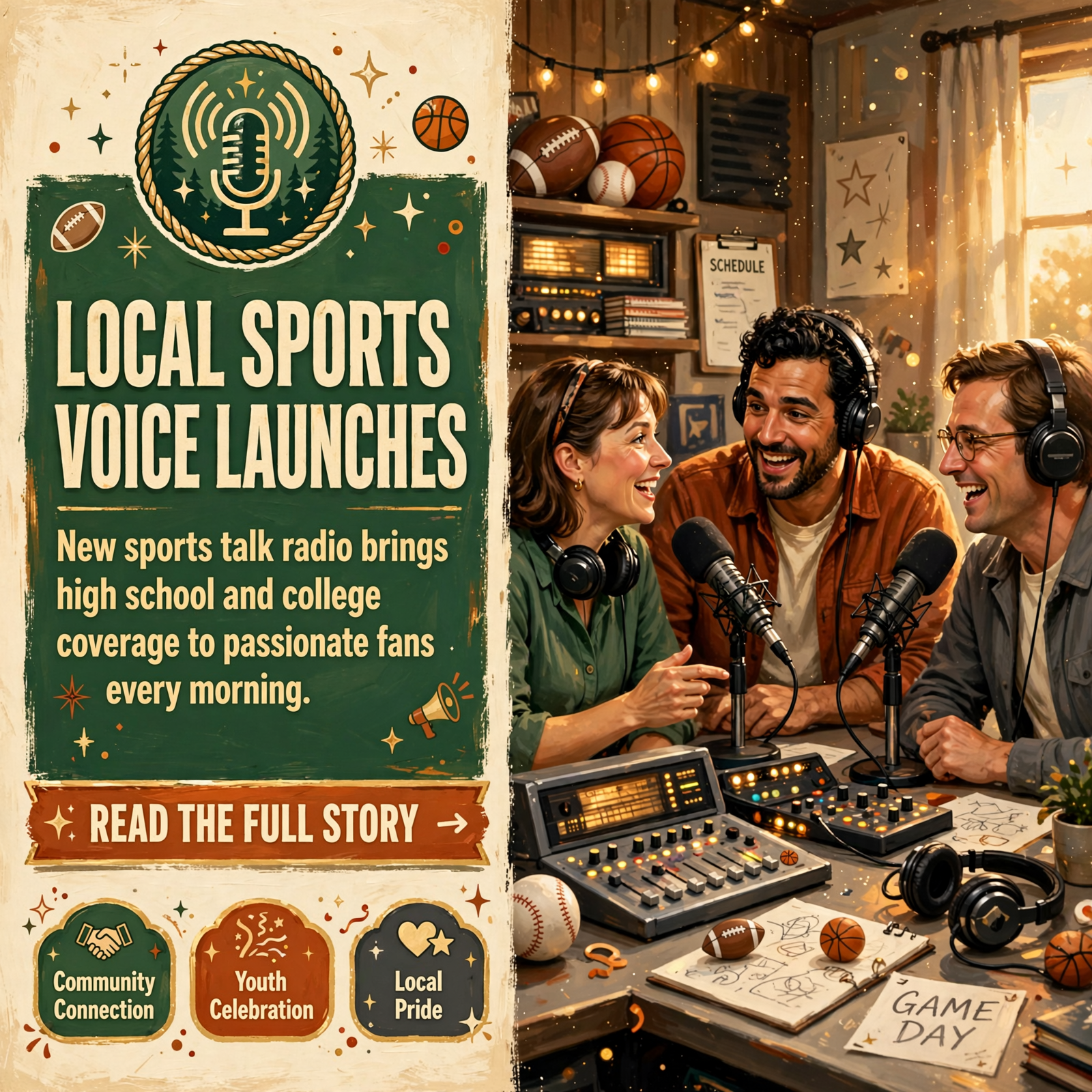 ๐ Sequatchie Sports Network Goes Live on Countryroads 93.3 – Local Sports Talk Launches โ Featured Image Featured image for "๐ Sequatchie Sports Network Goes Live on Countryroads 93.3 - Local Sports Talk Launches"